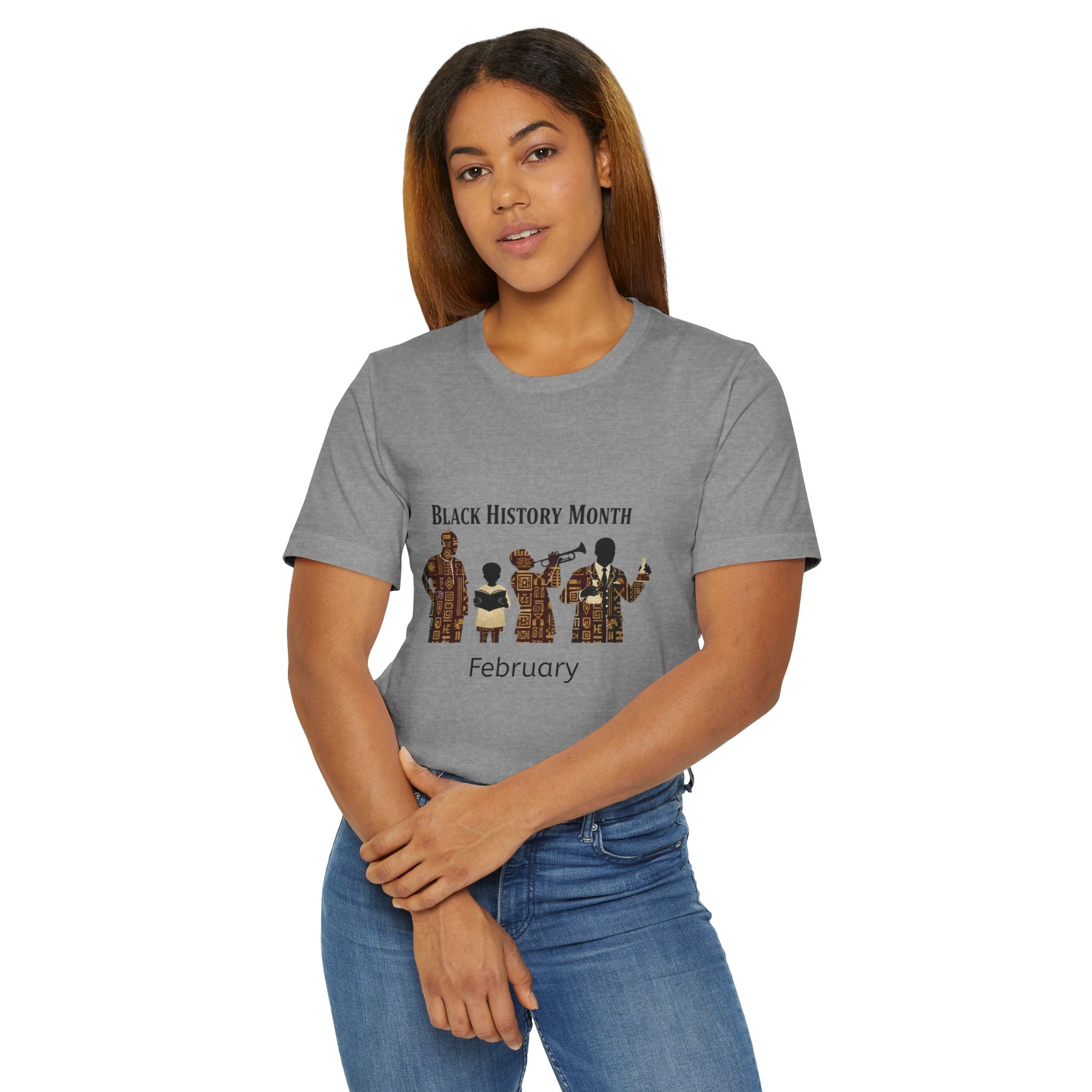 Black History Month February T-Shirt — Celebrating Black Heritage