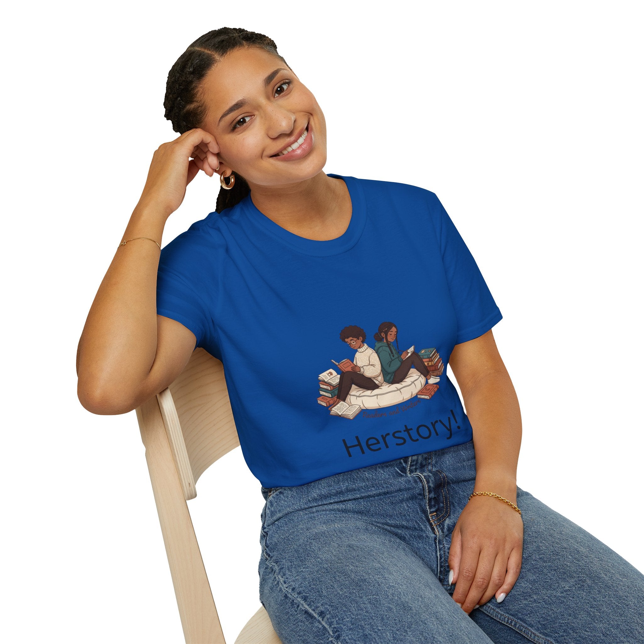 Herstory Reading T-Shirt — Feminist Book Lover Tee