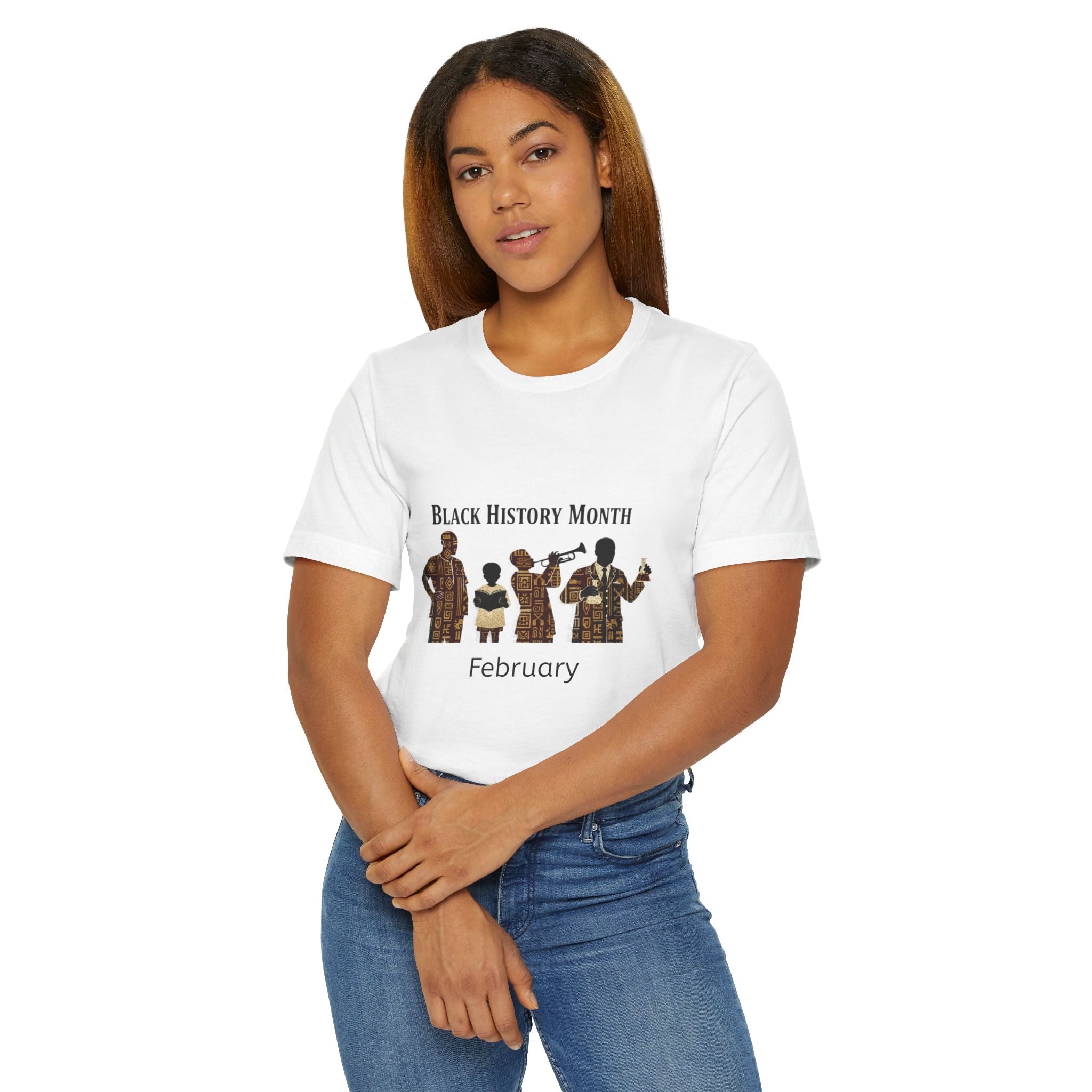 Black History Month February T-Shirt — Celebrating Black Heritage