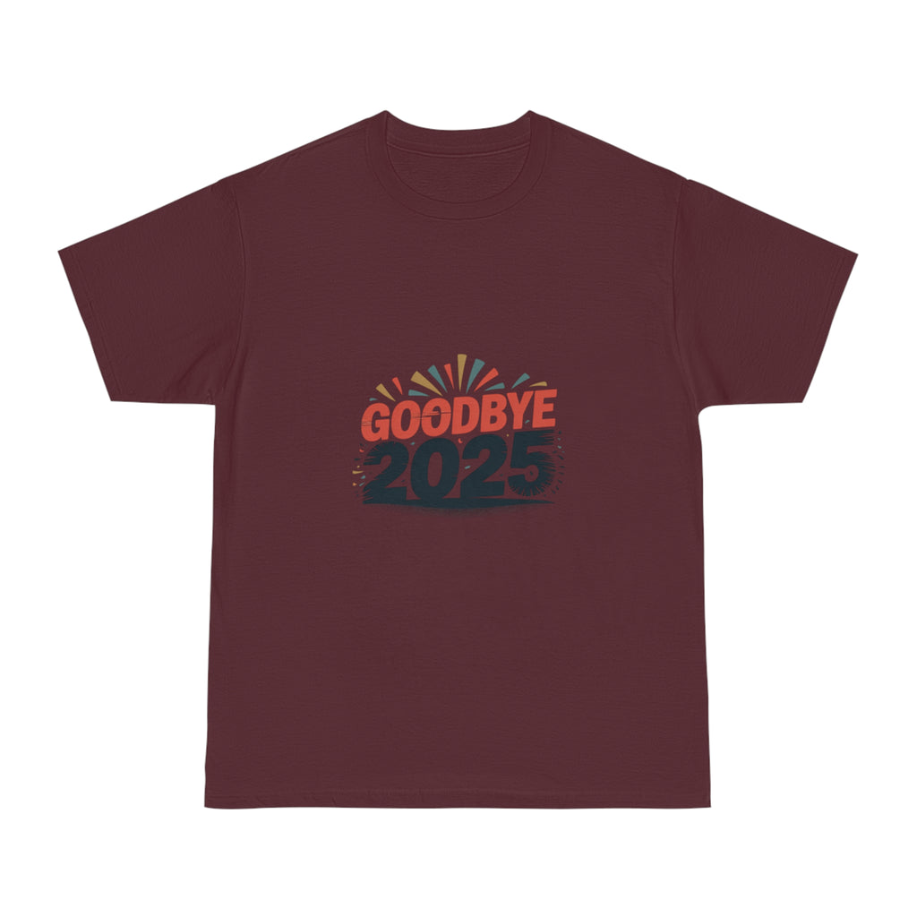 Goodbye 2025 T-Shirt — New Year Retro Celebration Tee