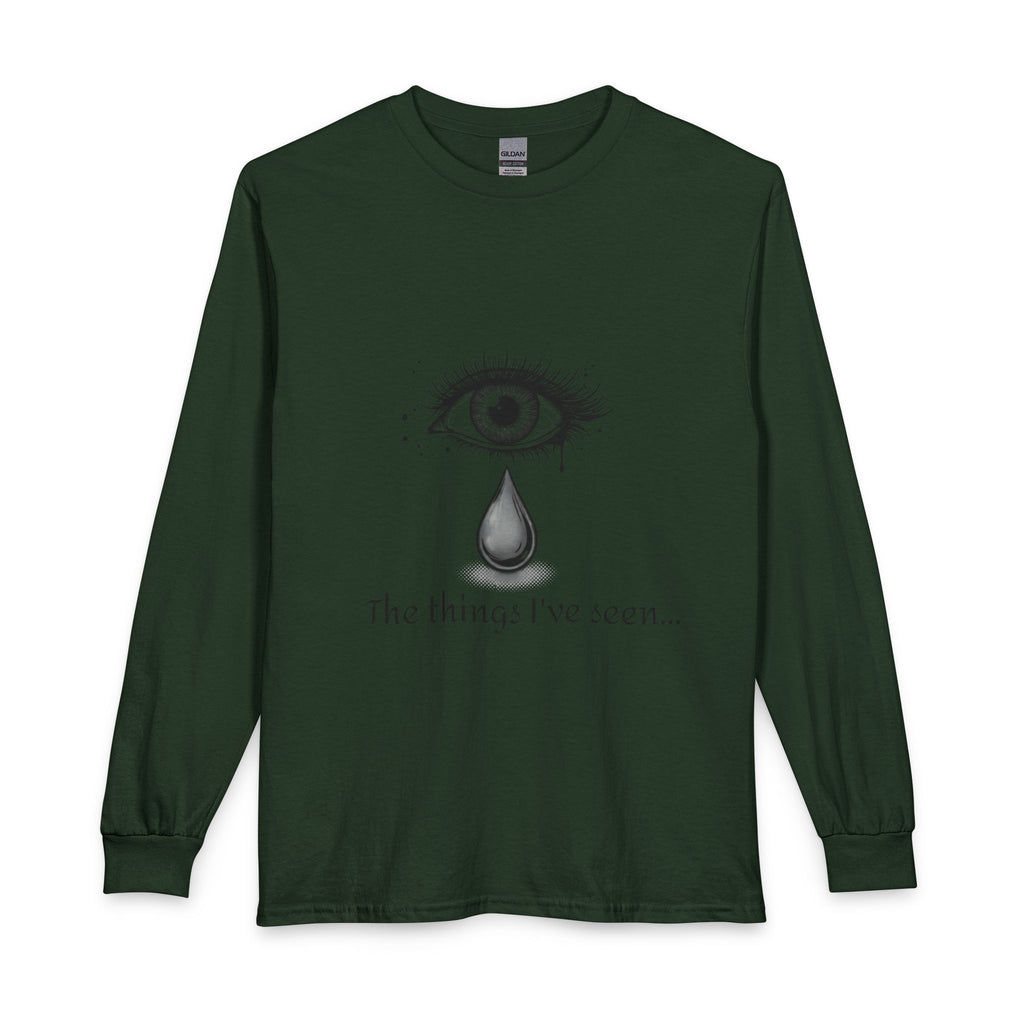 Long Sleeve Eye T-Shirt — Eye Tear Graphic