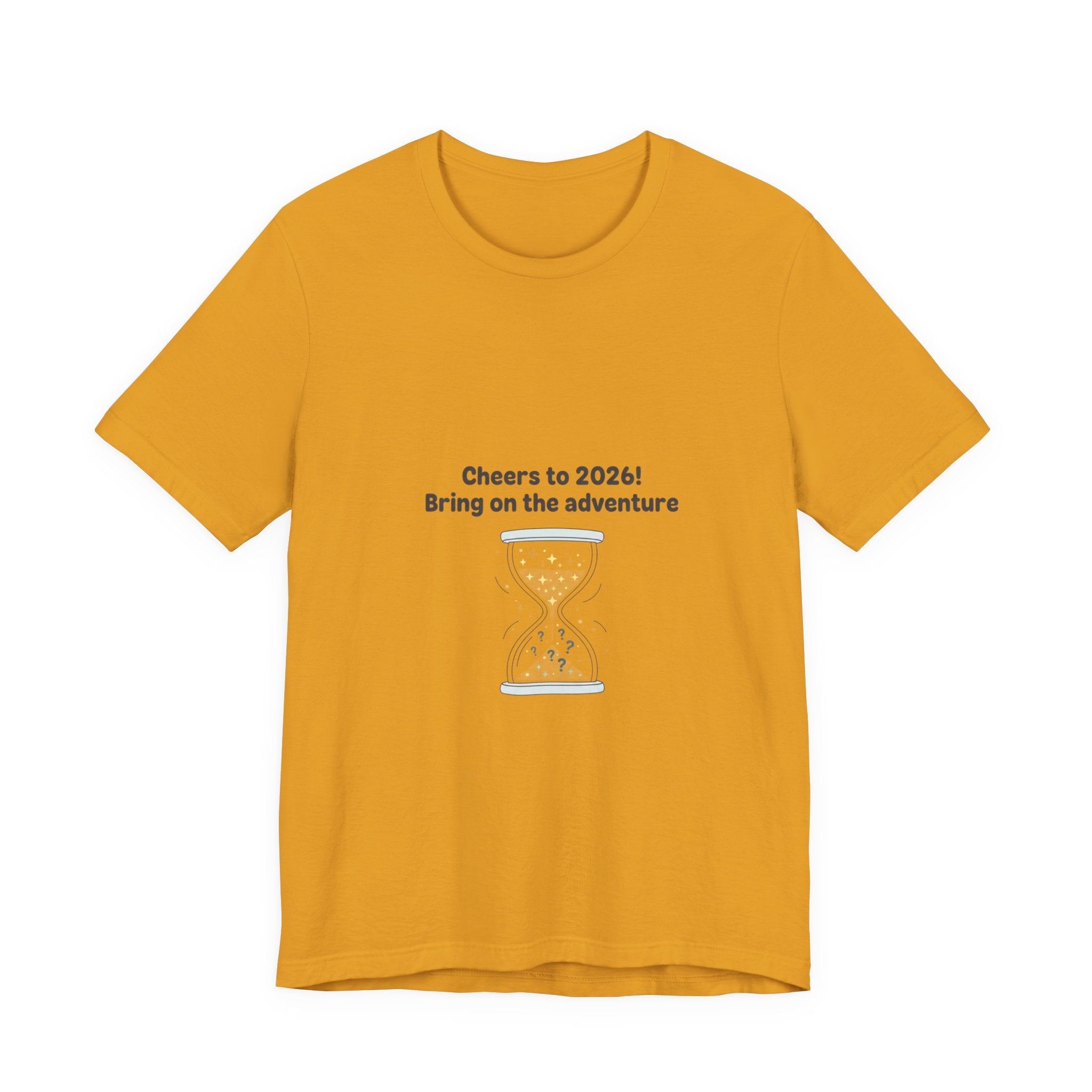 Cheers to 2026 Hourglass Tee | New Year Countdown, 2026 goals