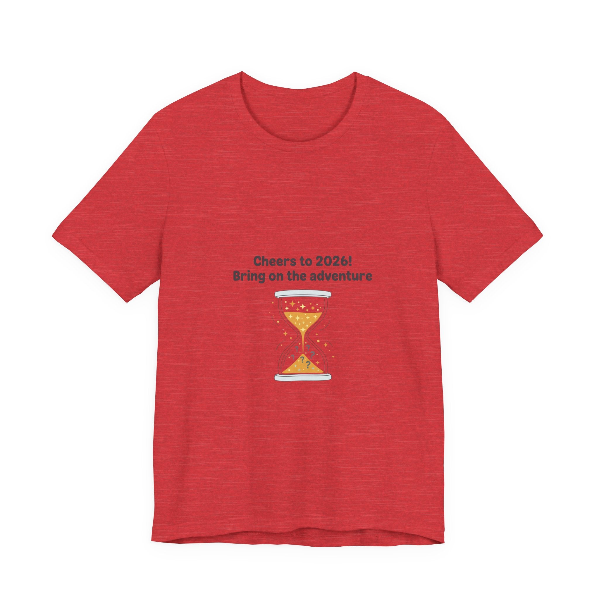 Cheers to 2026 Hourglass Tee | New Year Countdown, 2026 goals