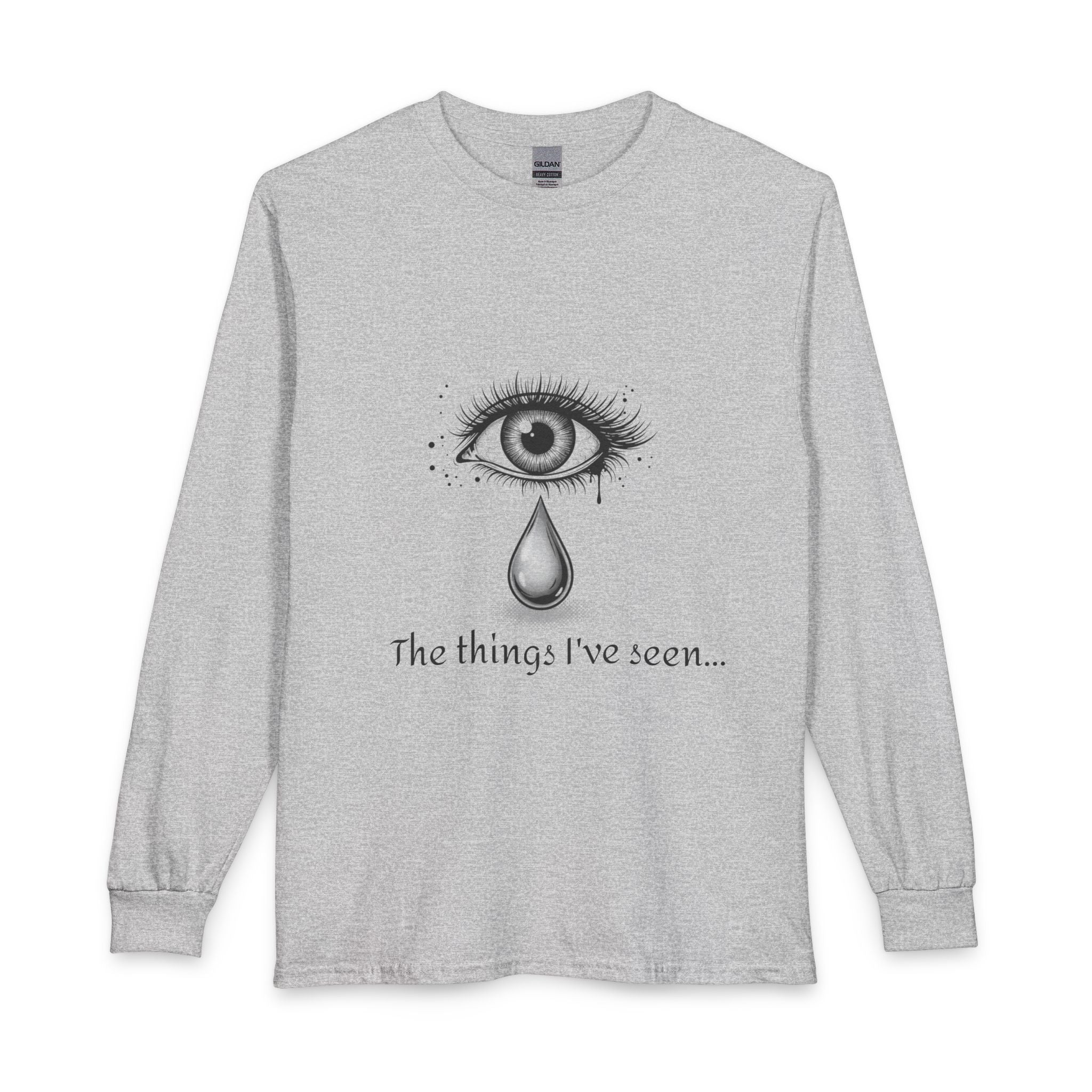 Long Sleeve Eye T-Shirt — Eye Tear Graphic