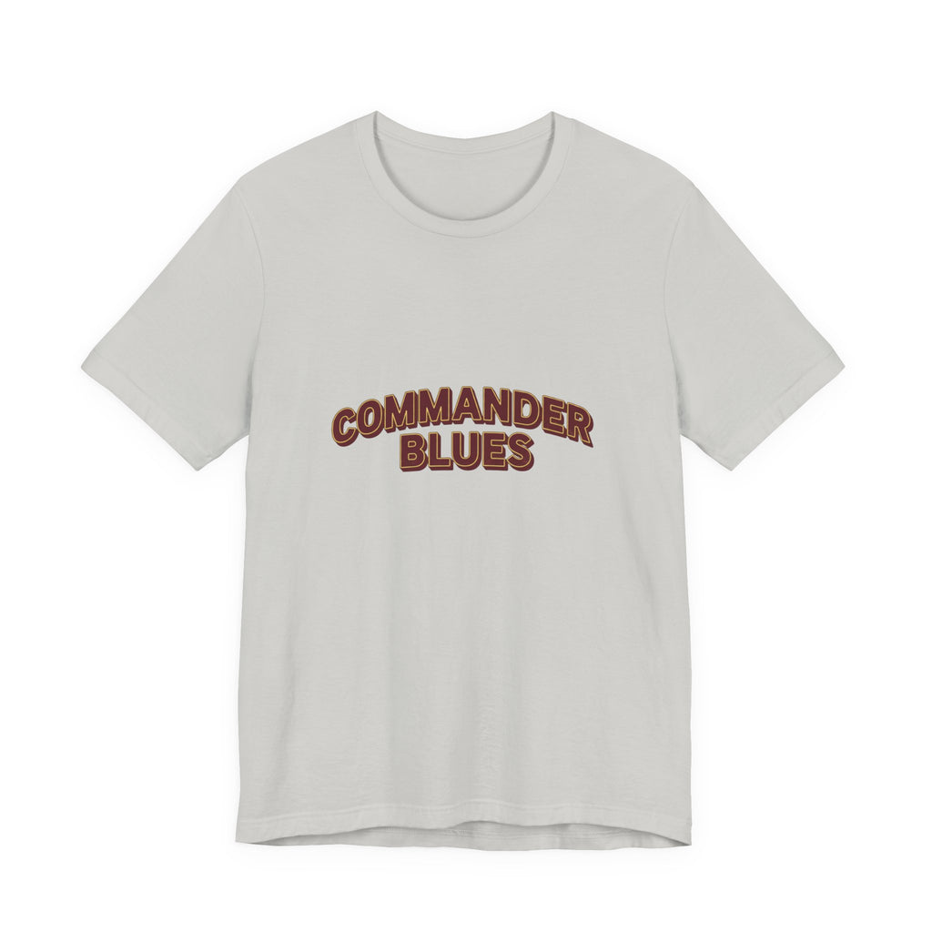 Commander Blues T-Shirt — Retro Script Band Tee