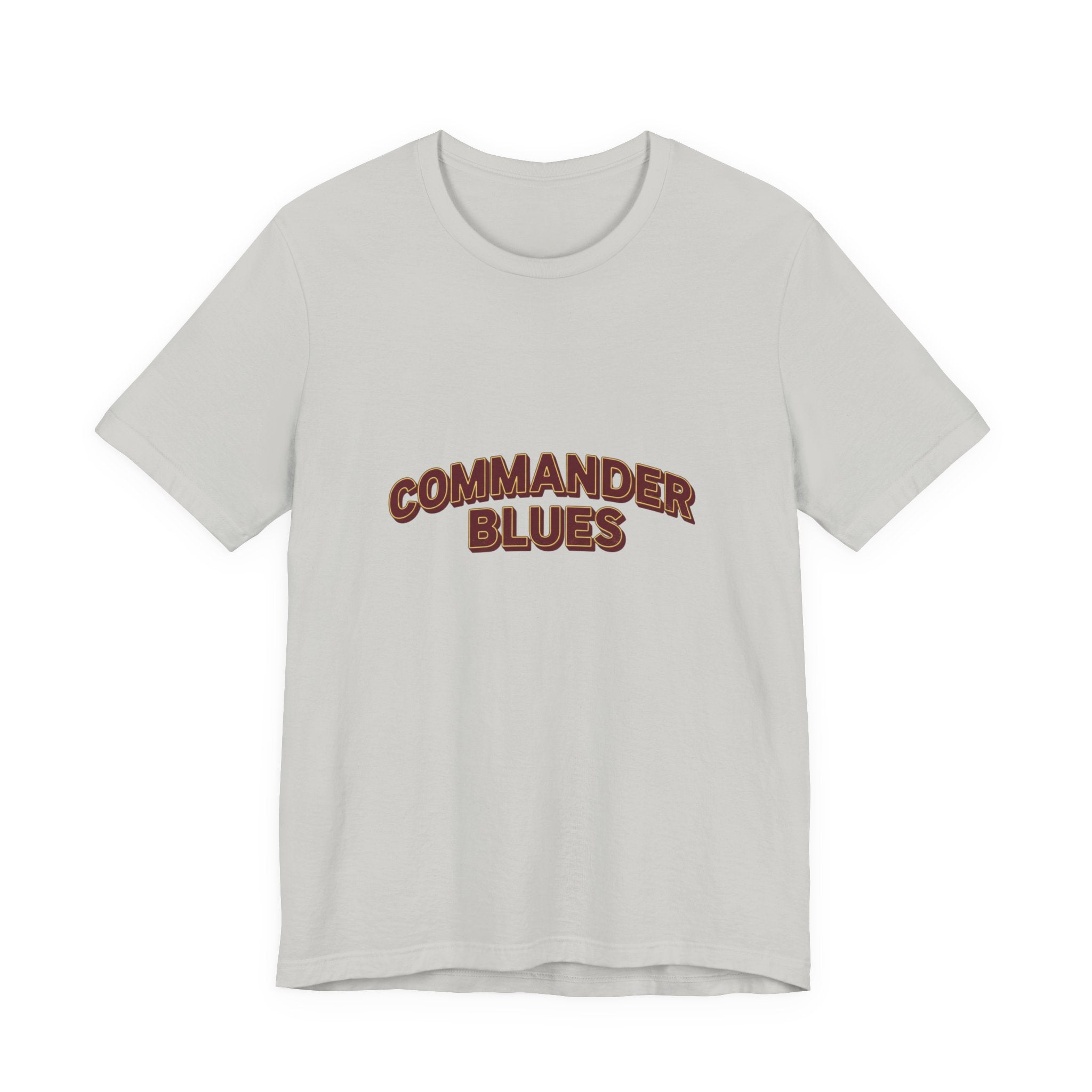 Commander Blues T-Shirt — Retro Script Band Tee