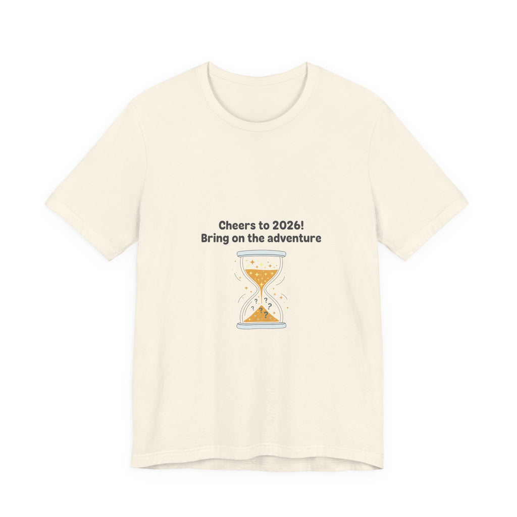 Cheers to 2026 Hourglass Tee | New Year Countdown, 2026 goals