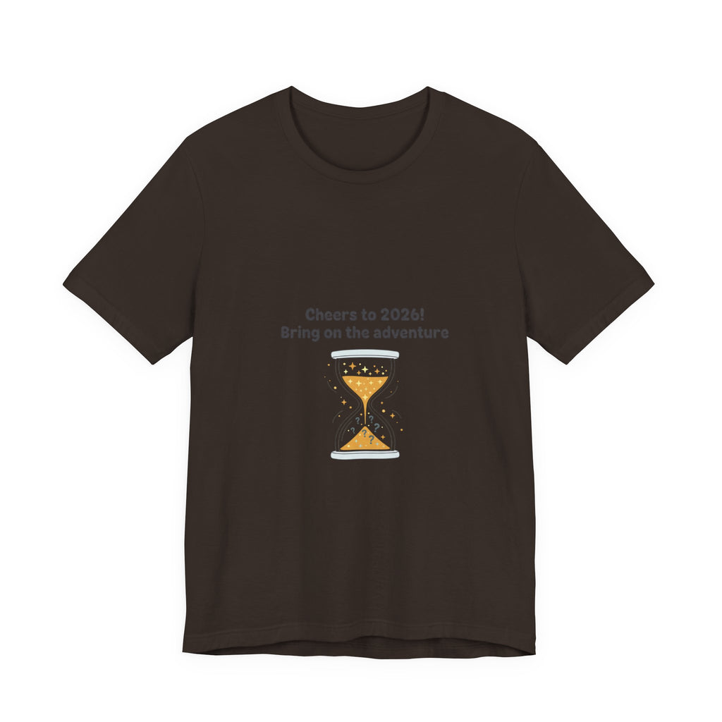 Cheers to 2026 Hourglass Tee | New Year Countdown, 2026 goals