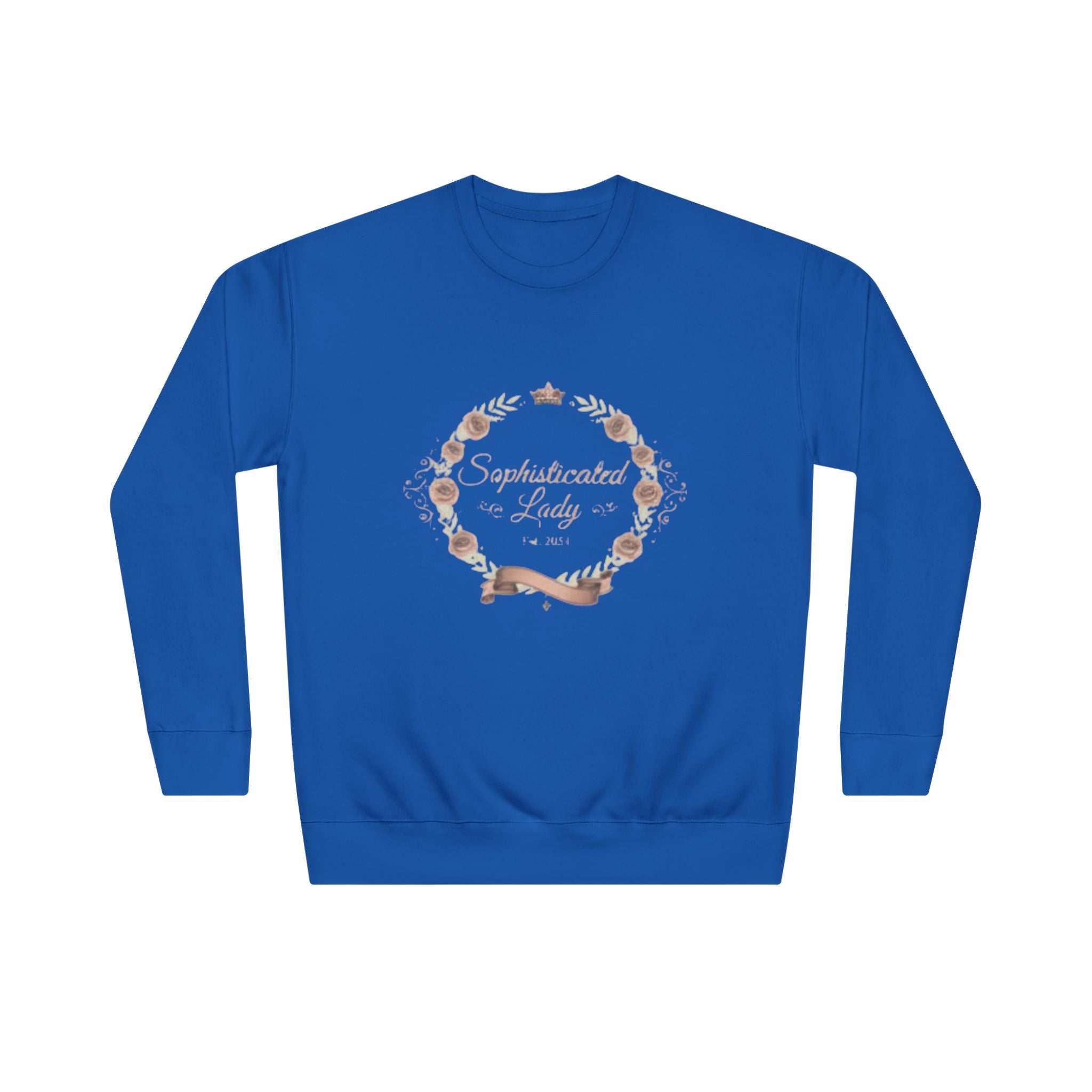 Sophisticated Lady Vintage Floral “Established as a Family 2024” Crewneck Sweatshirt