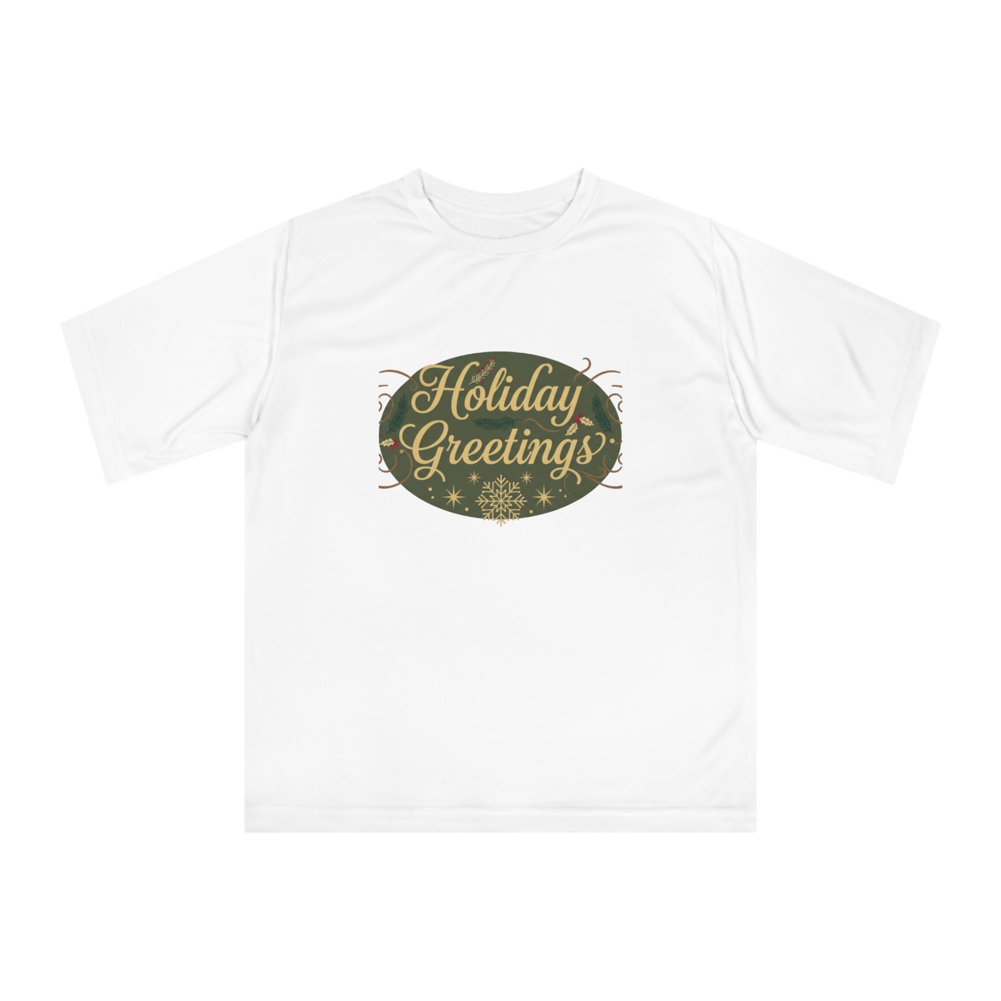 Holiday Greetings Performance T‑Shirt