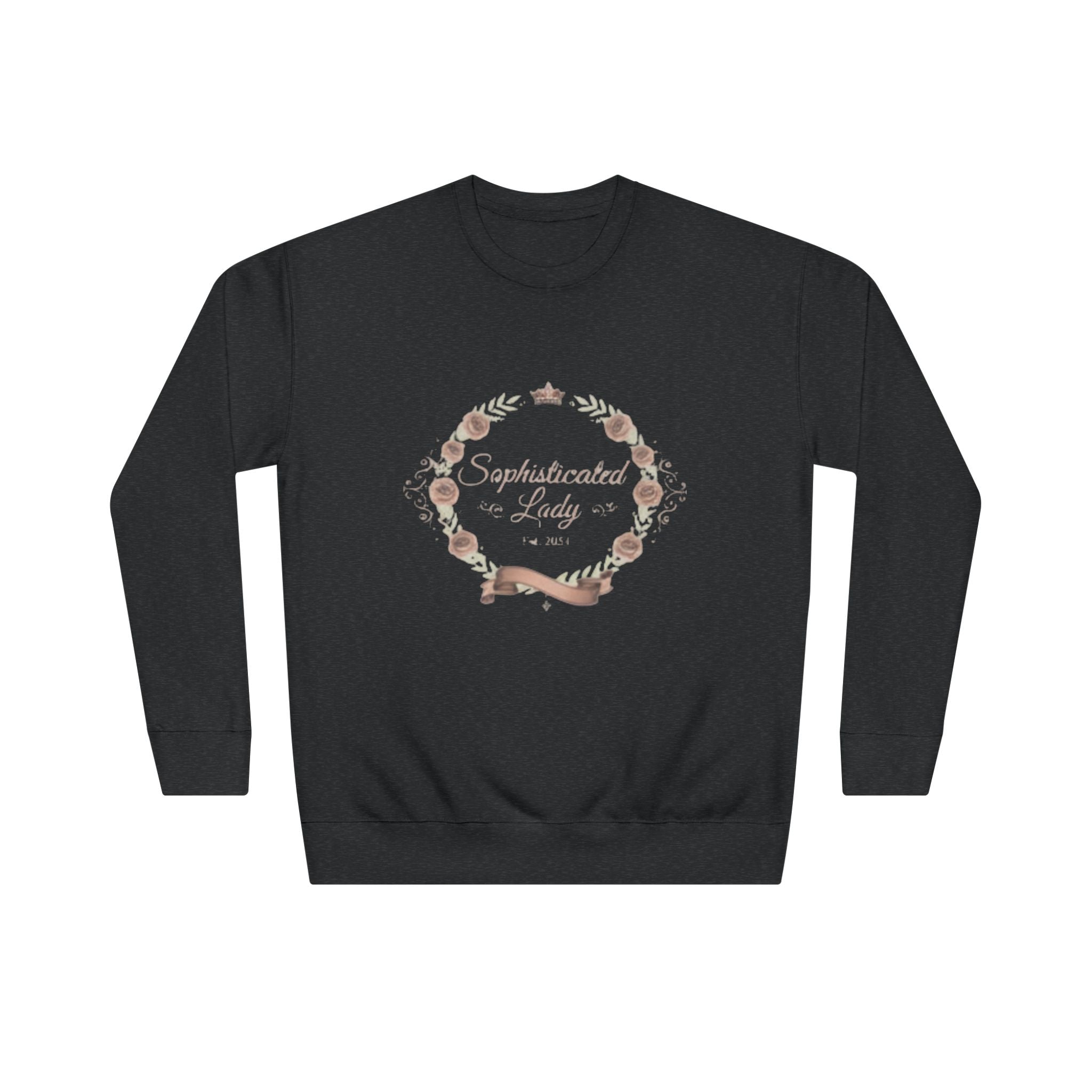 Sophisticated Lady Vintage Floral “Established as a Family 2024” Crewneck Sweatshirt