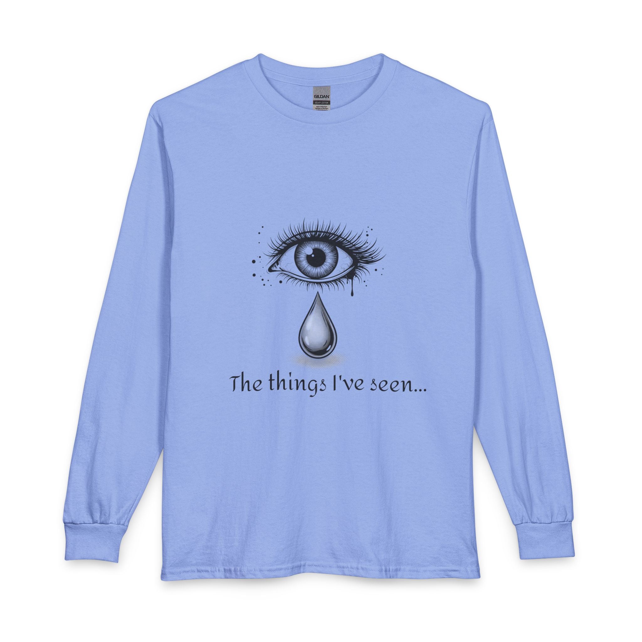 Long Sleeve Eye T-Shirt — Eye Tear Graphic