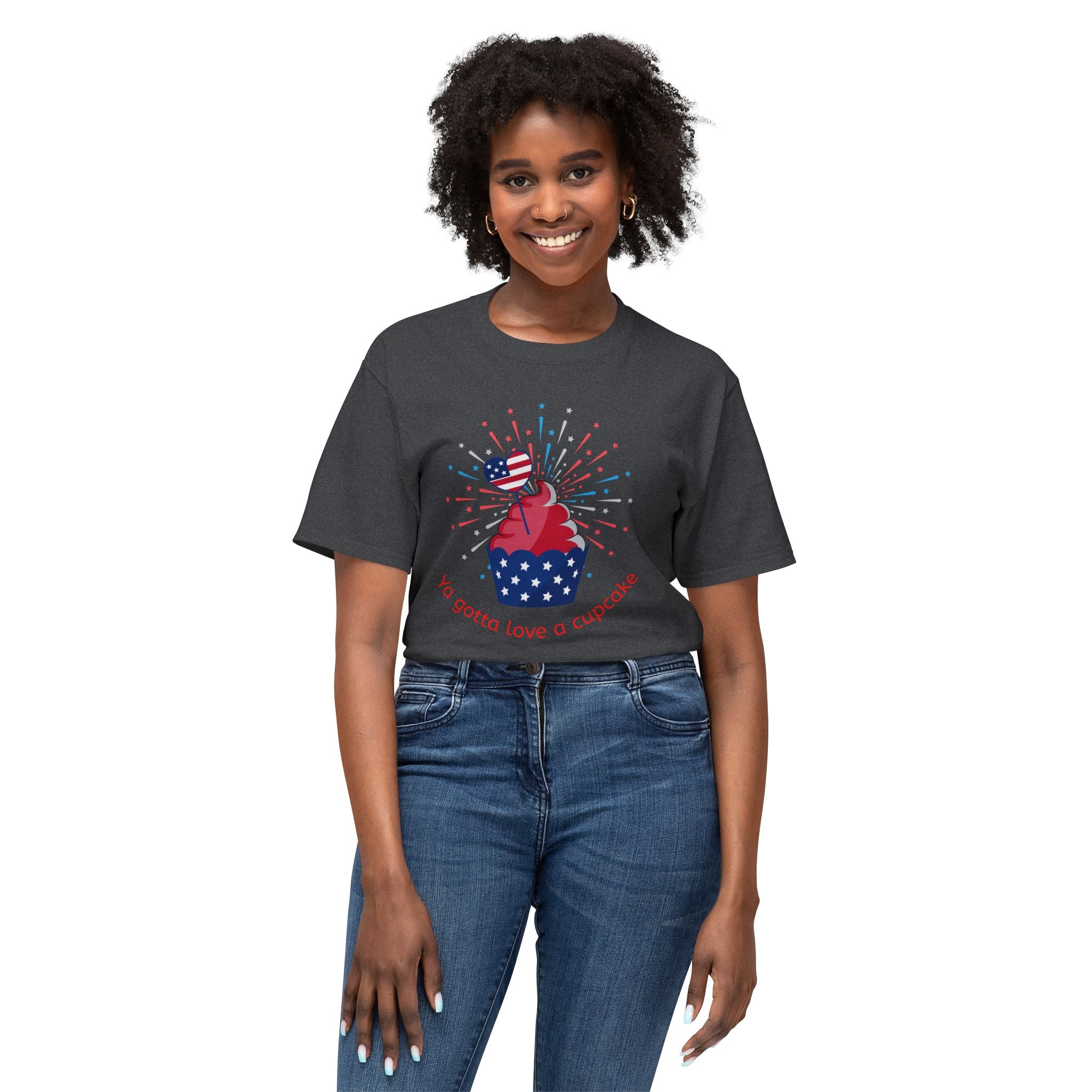 Cupcake Heart T-Shirt — Bold Motivational Graphic Tee