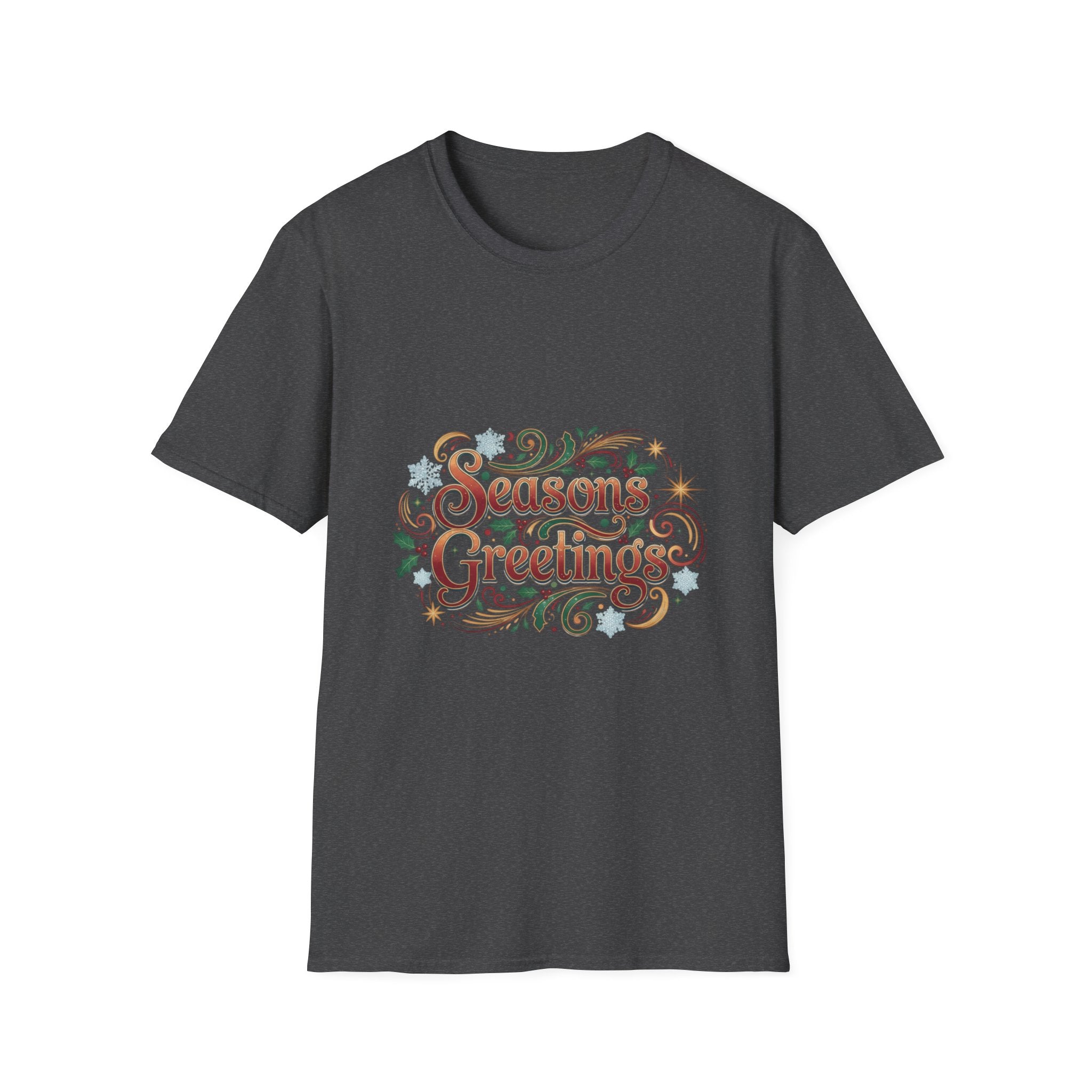 Season's Greetings T-Shirt — Festive Holiday Graphic Tee