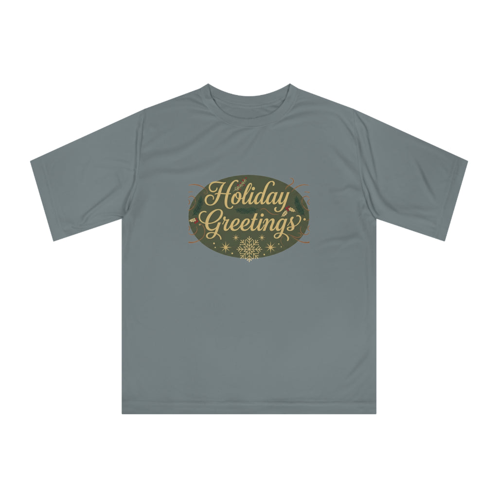 Holiday Greetings Performance T‑Shirt