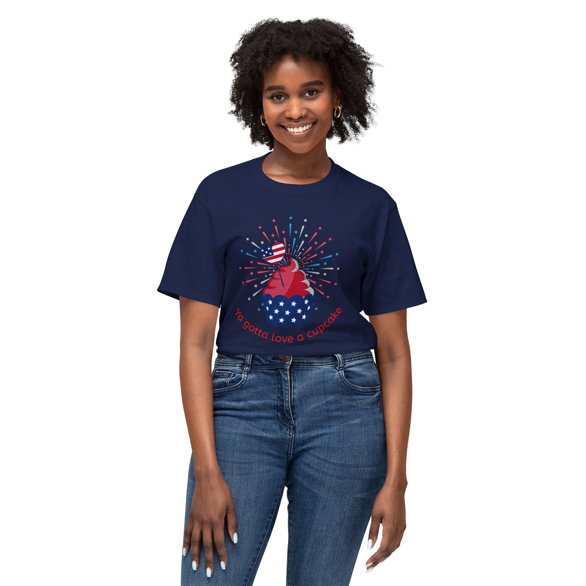 Cupcake Heart T-Shirt — Bold Motivational Graphic Tee