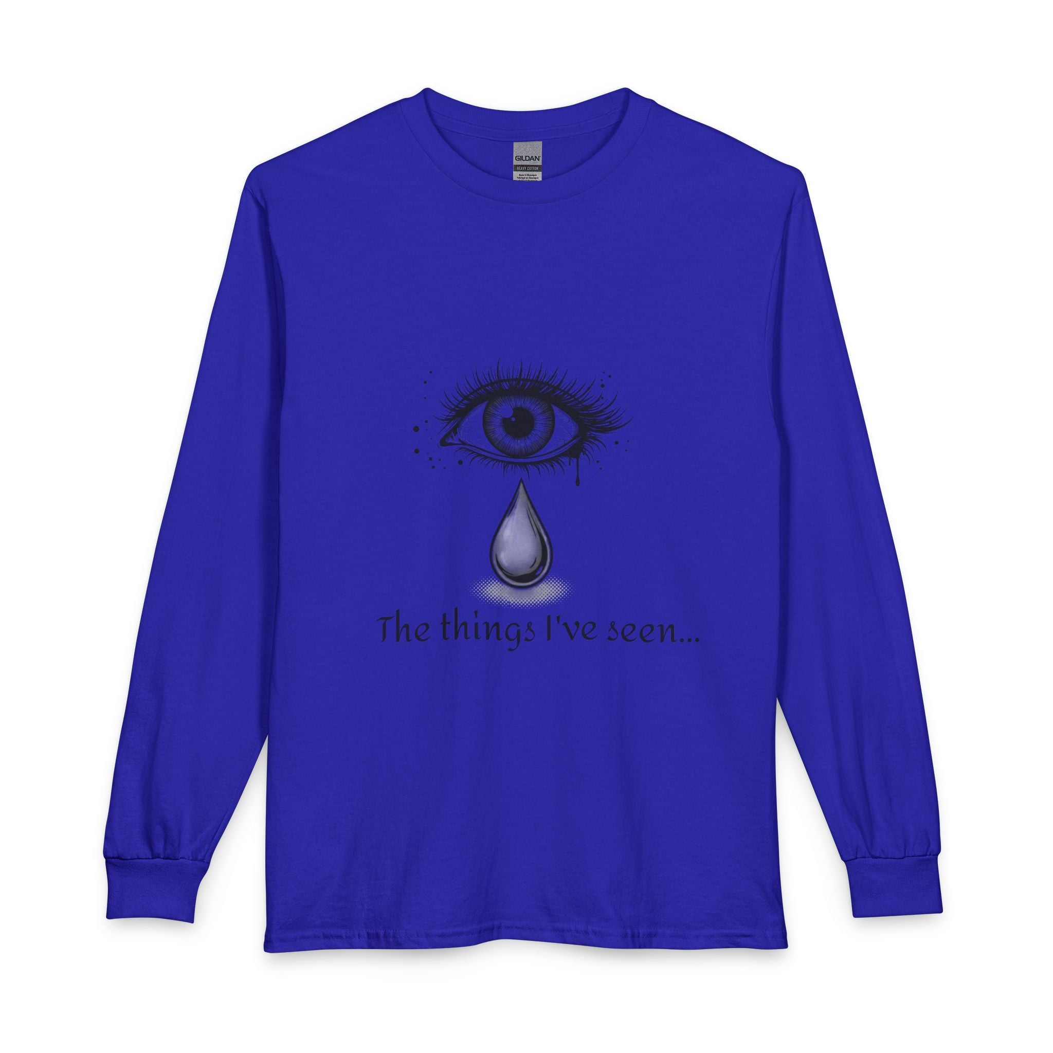 Long Sleeve Eye T-Shirt — Eye Tear Graphic