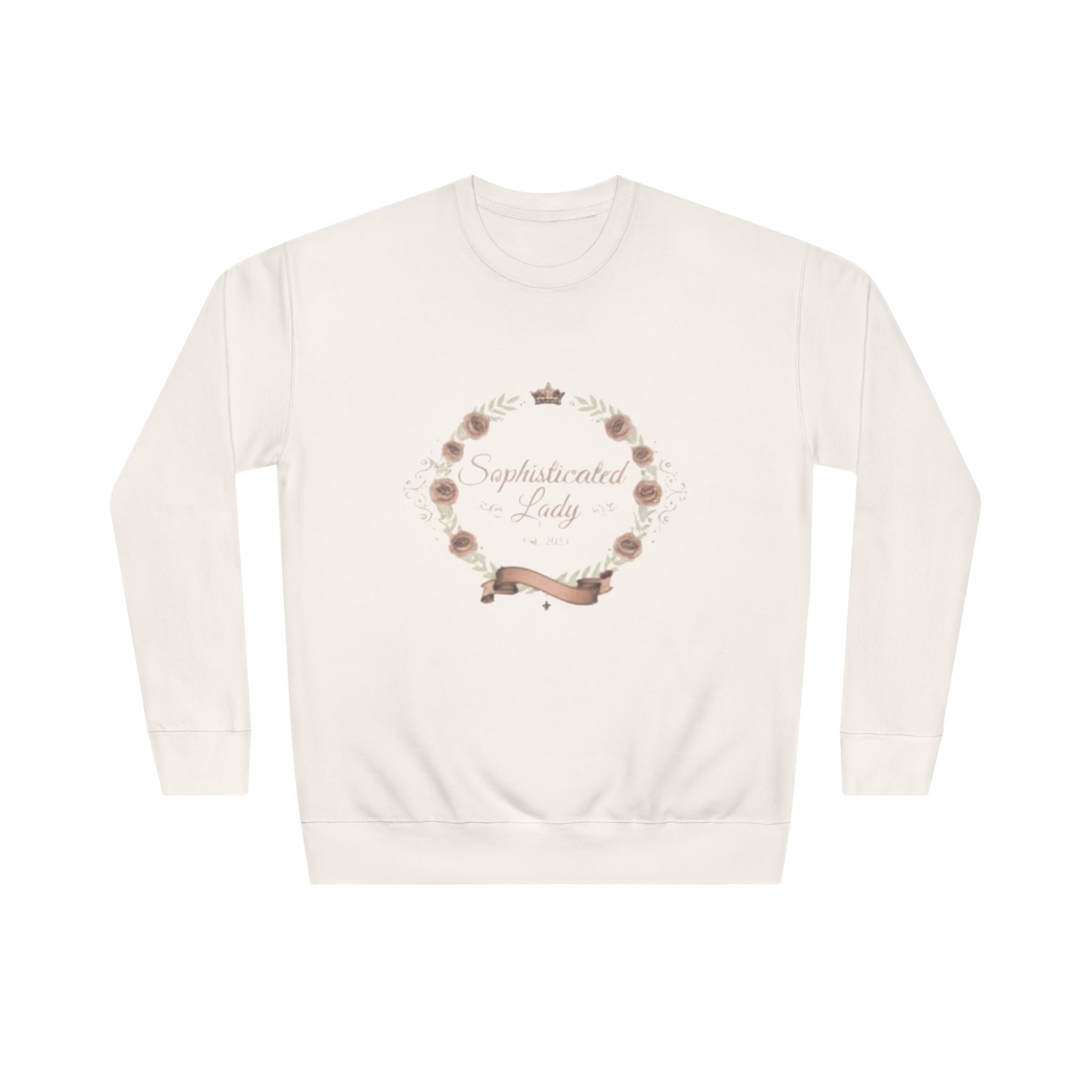 Sophisticated Lady Vintage Floral “Established as a Family 2024” Crewneck Sweatshirt