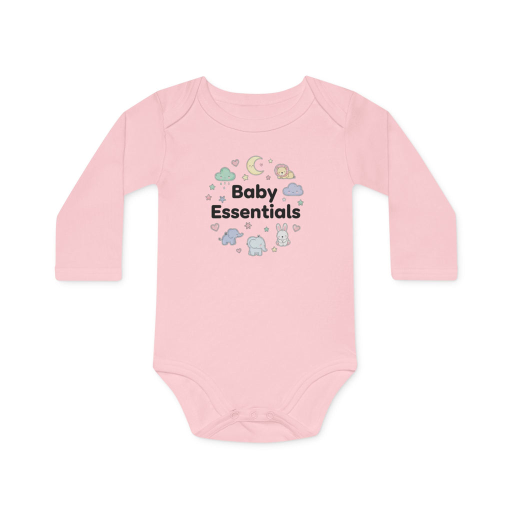 Baby Bodysuit “Baby Essentials” Cute Cloud & Animal Newborn Gift