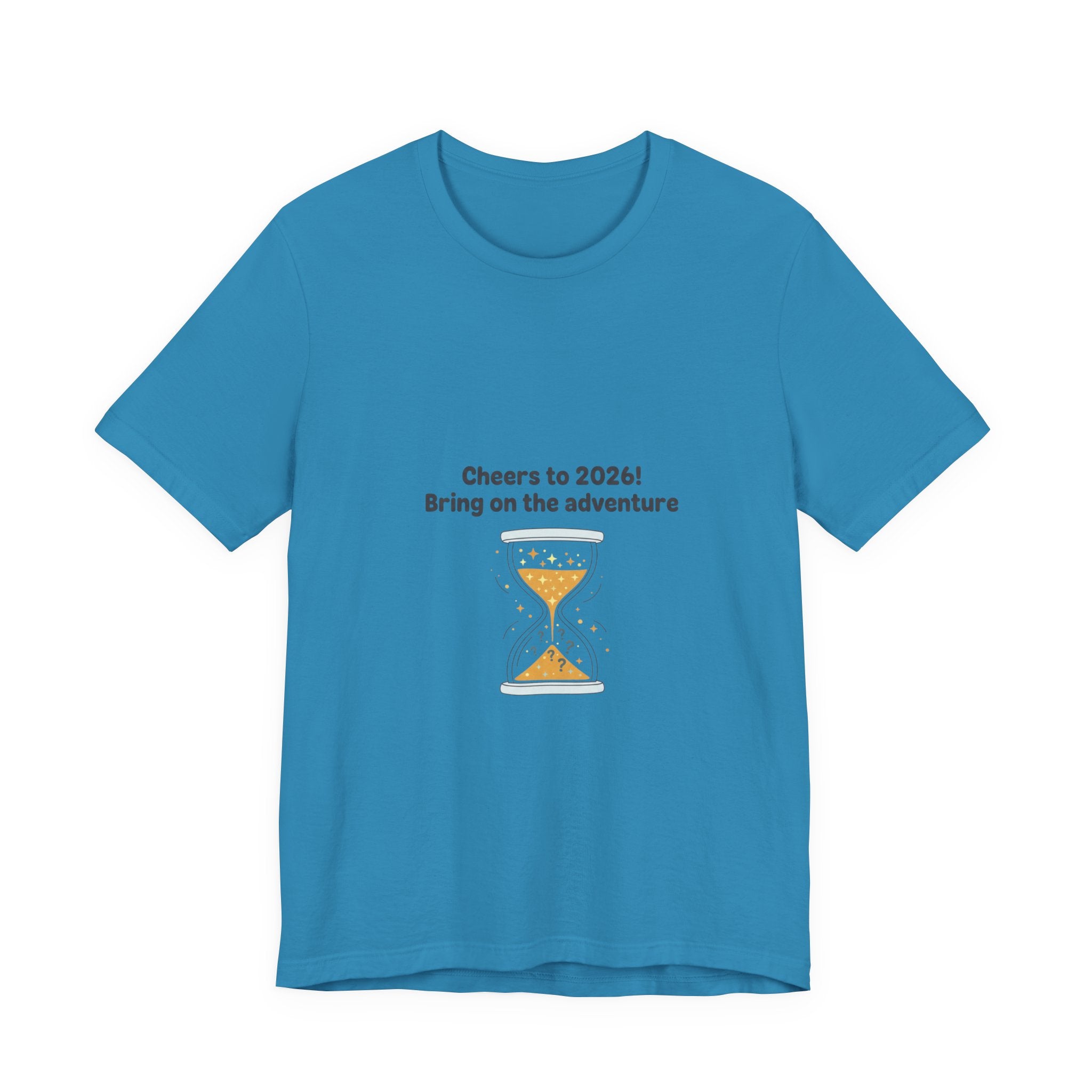 Cheers to 2026 Hourglass Tee | New Year Countdown, 2026 goals