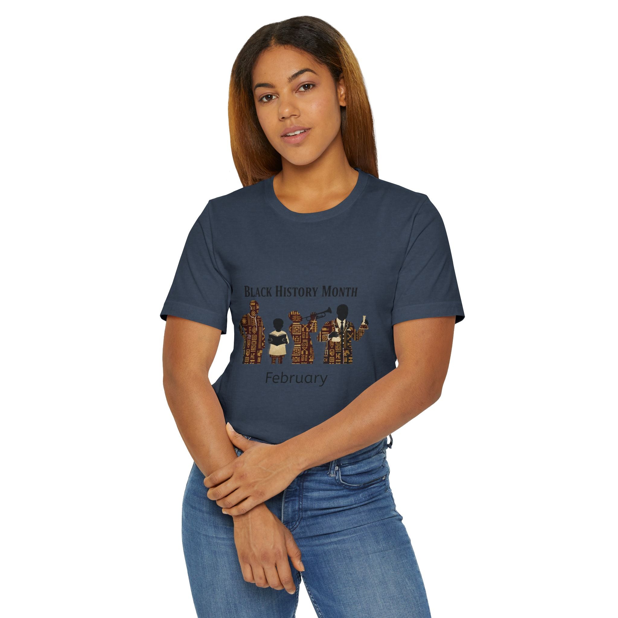 Black History Month February T-Shirt — Celebrating Black Heritage