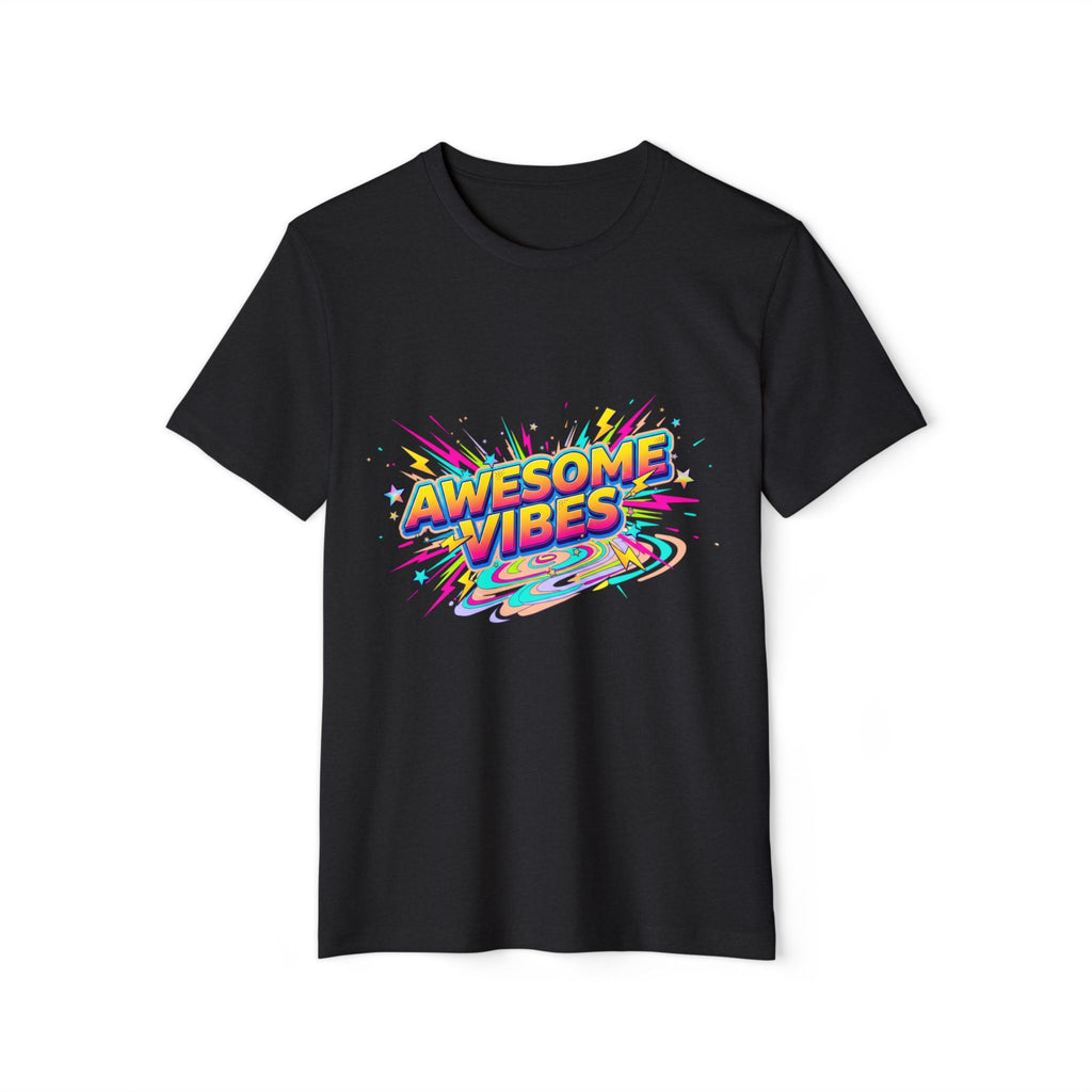 Awesome Vibes T-Shirt — Retro Rainbow Graphic Tee