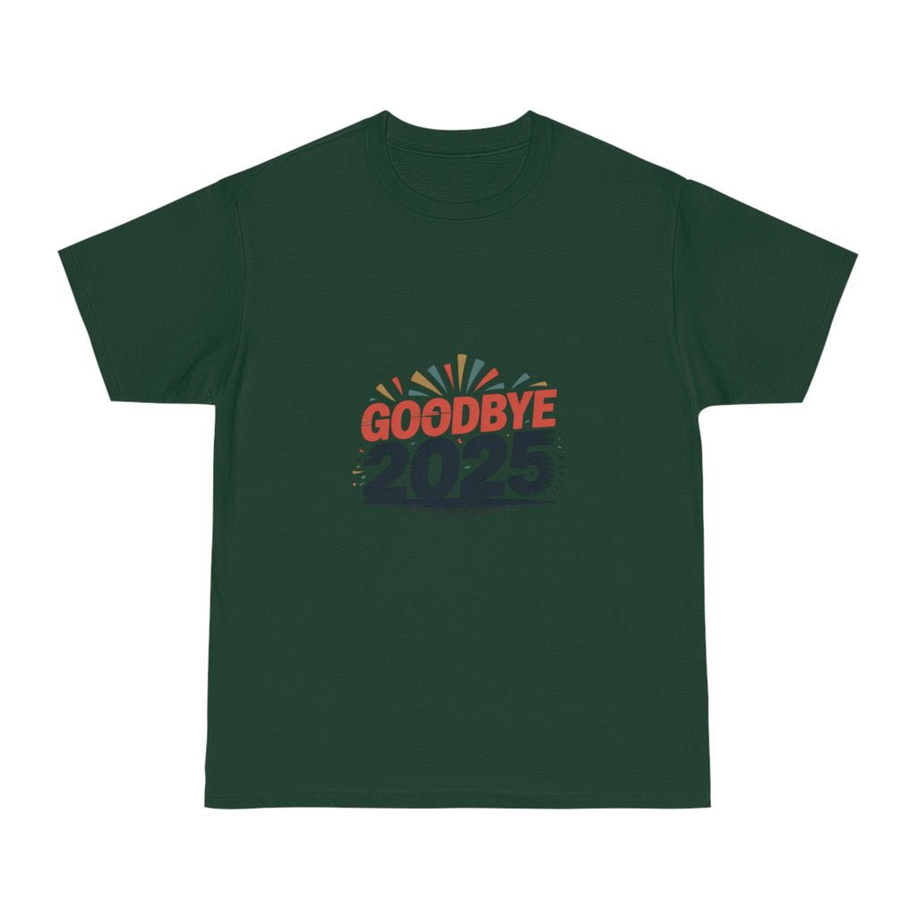 Goodbye 2025 T-Shirt — New Year Retro Celebration Tee