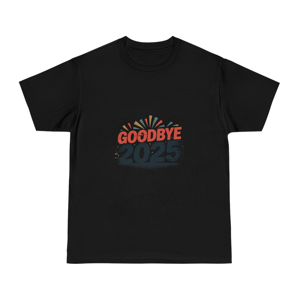 Goodbye 2025 T-Shirt — New Year Retro Celebration Tee