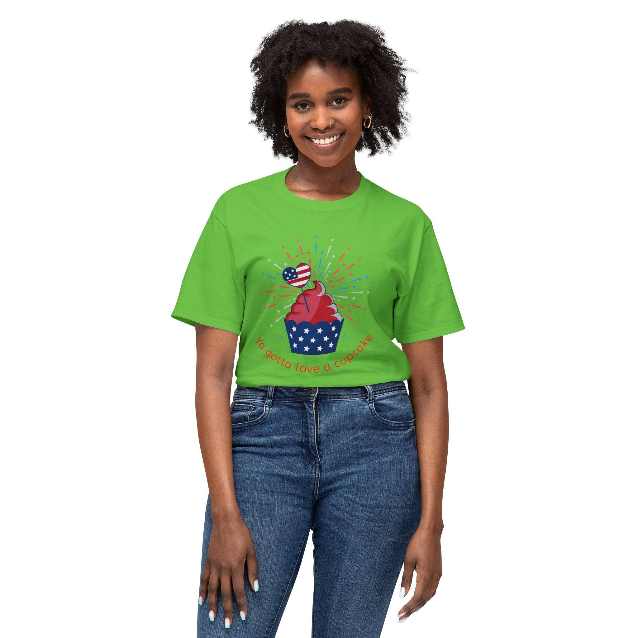 Cupcake Heart T-Shirt — Bold Motivational Graphic Tee