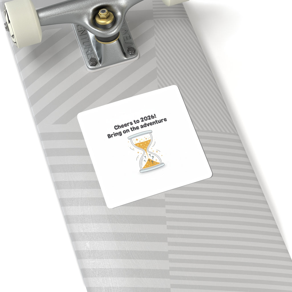 Cheers to 2026 Hourglass Sticker | 2026 goals, new year motivation