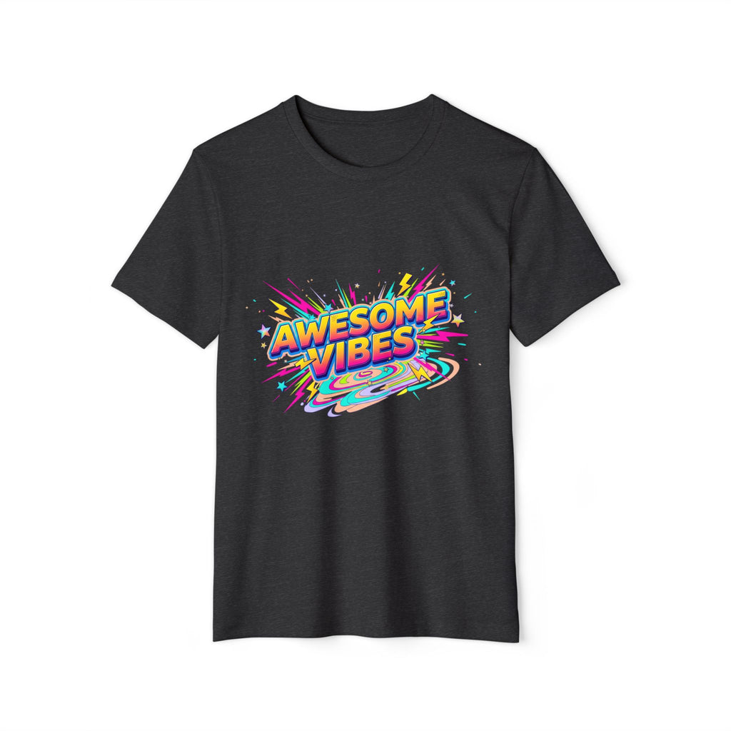 Awesome Vibes T-Shirt — Retro Rainbow Graphic Tee