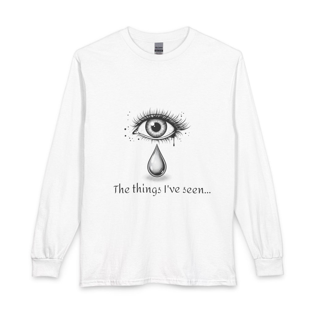 Long Sleeve Eye T-Shirt — Eye Tear Graphic
