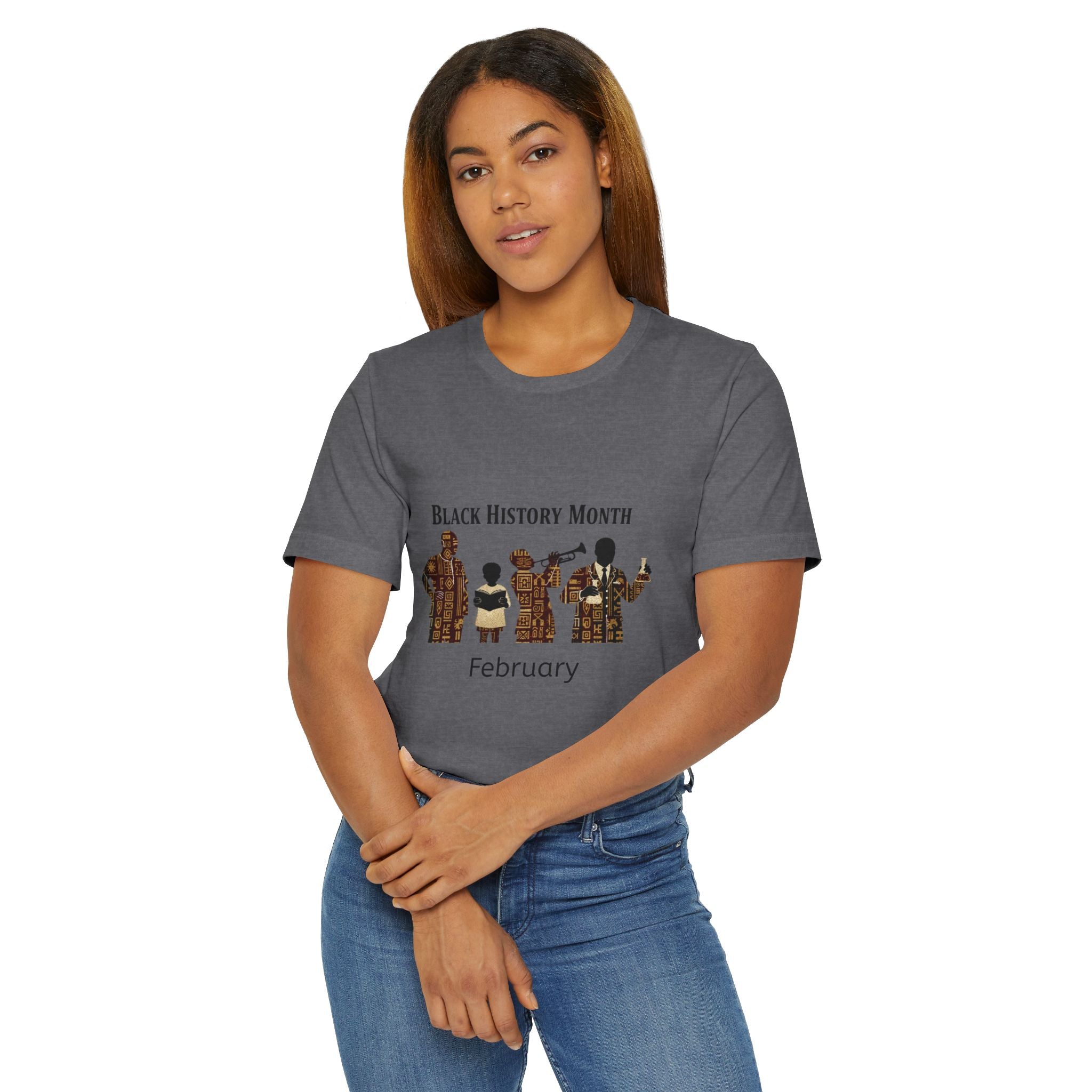 Black History Month February T-Shirt — Celebrating Black Heritage