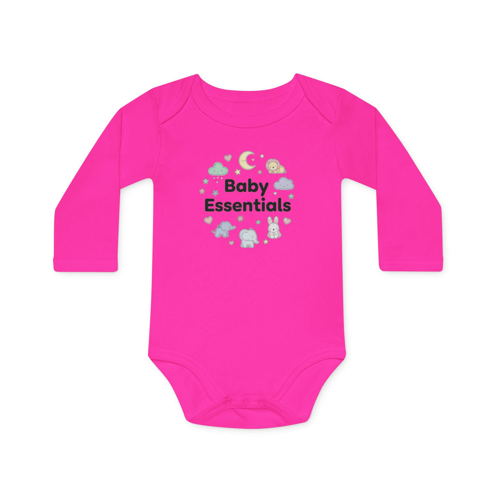 Baby Bodysuit “Baby Essentials” Cute Cloud & Animal Newborn Gift