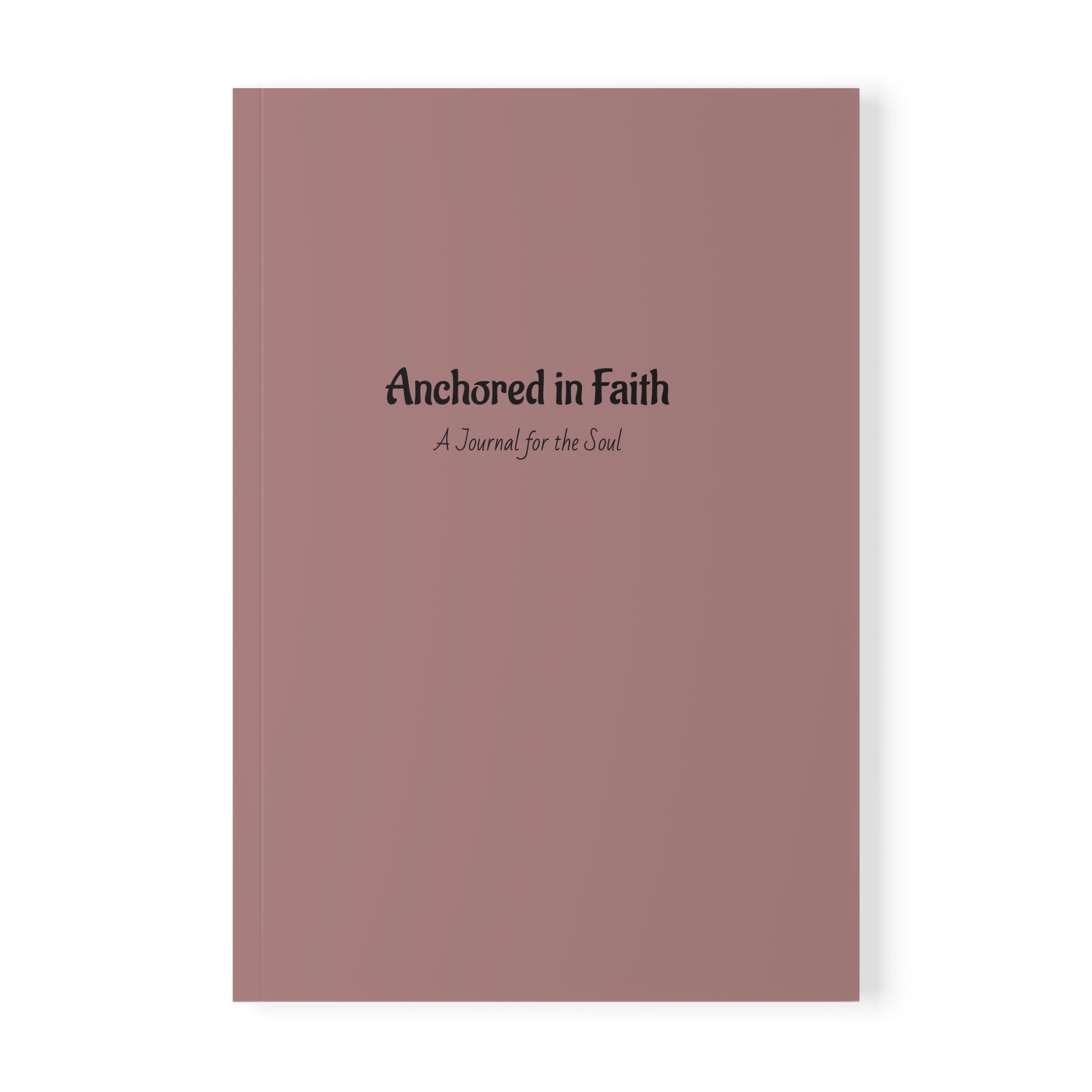 Anchored in Faith A5 Journal — Softcover Christian Notebook
