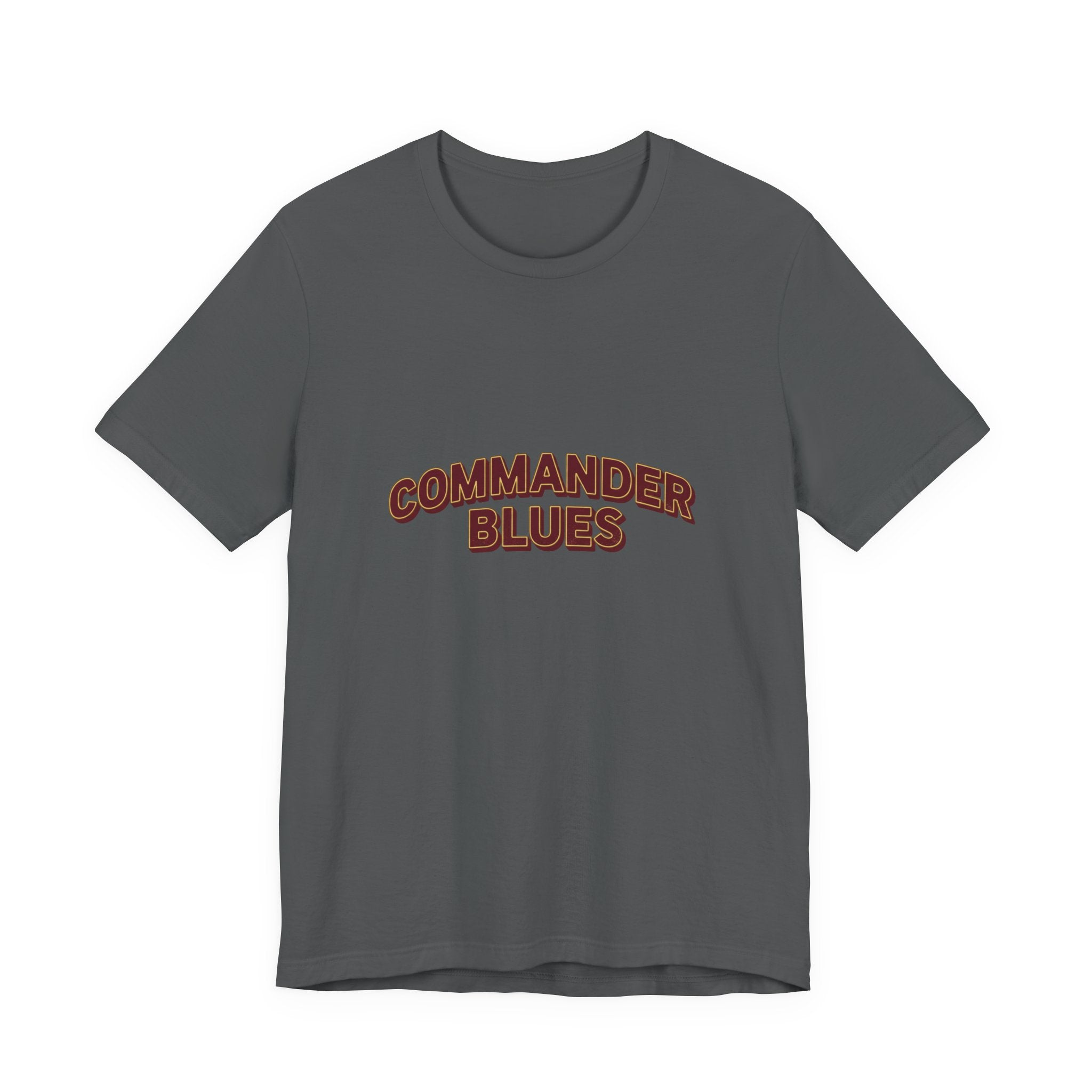 Commander Blues T-Shirt — Retro Script Band Tee