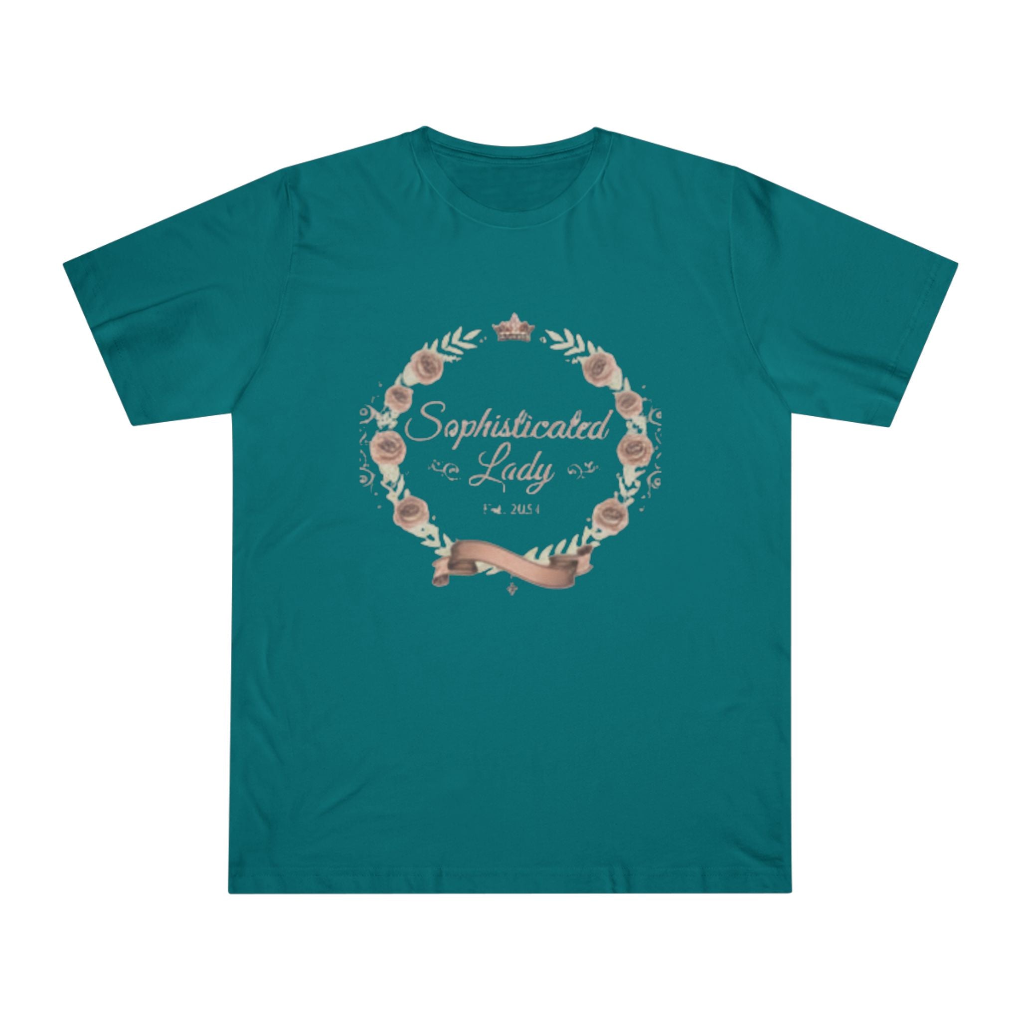 Sophisticated Lady Floral T-Shirt — Elegant Gift Tee for Women
