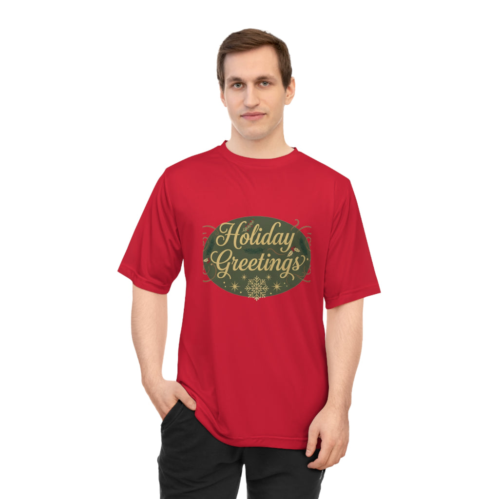 Holiday Greetings Performance T‑Shirt