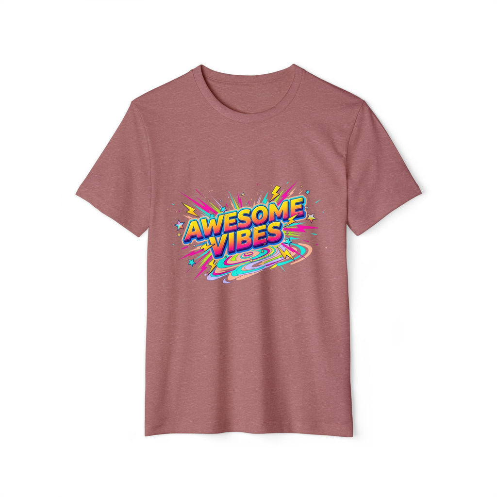 Awesome Vibes T-Shirt — Retro Rainbow Graphic Tee