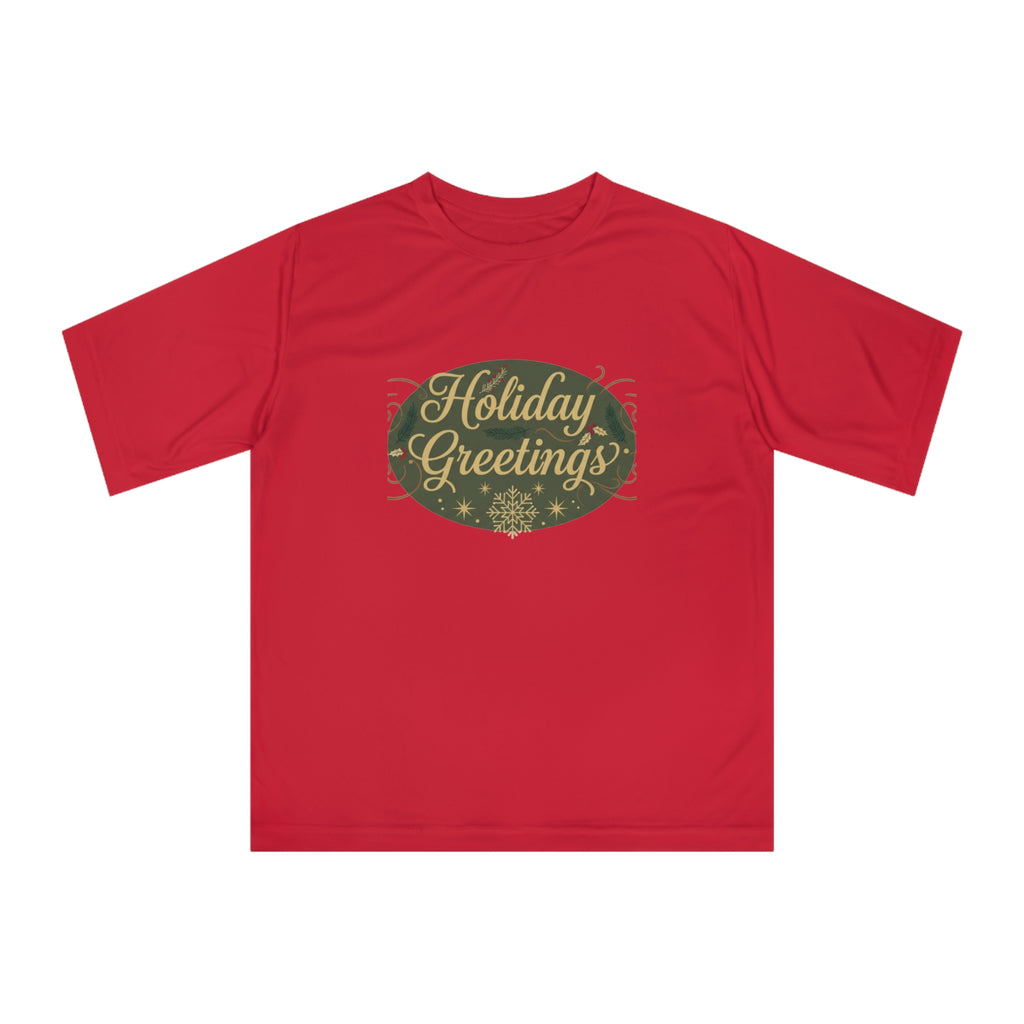Holiday Greetings Performance T‑Shirt
