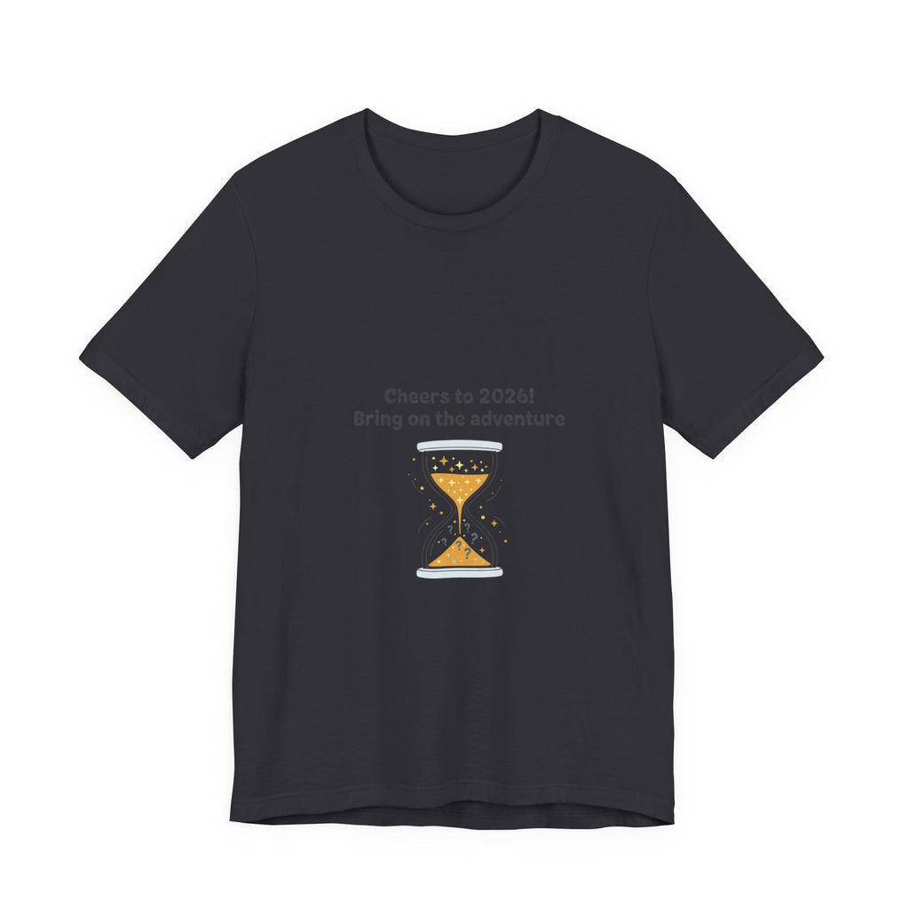 Cheers to 2026 Hourglass Tee | New Year Countdown, 2026 goals