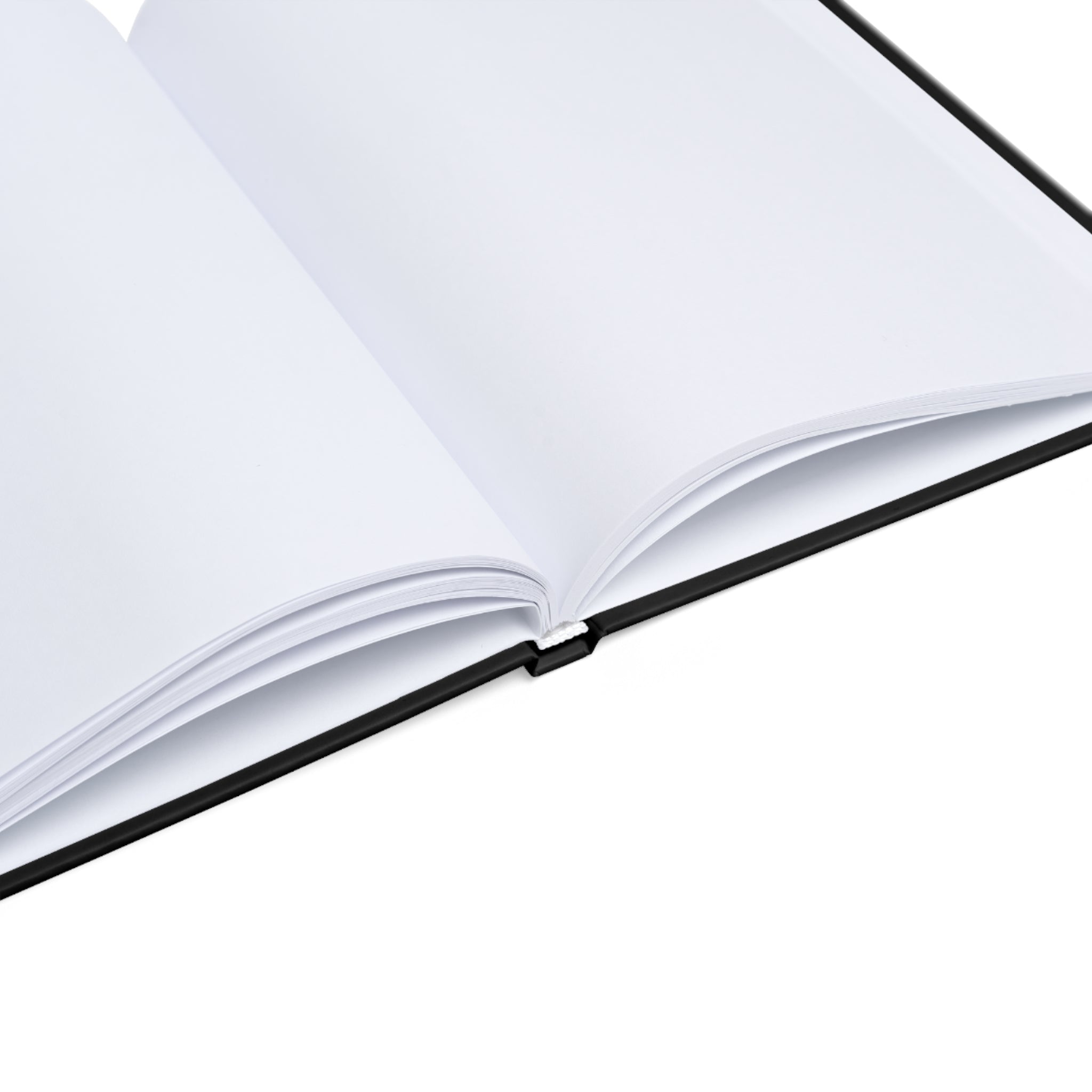 Hardcover Journal — "The Black Book" A5 Black Hardcover Notebook for Notes & Ideas