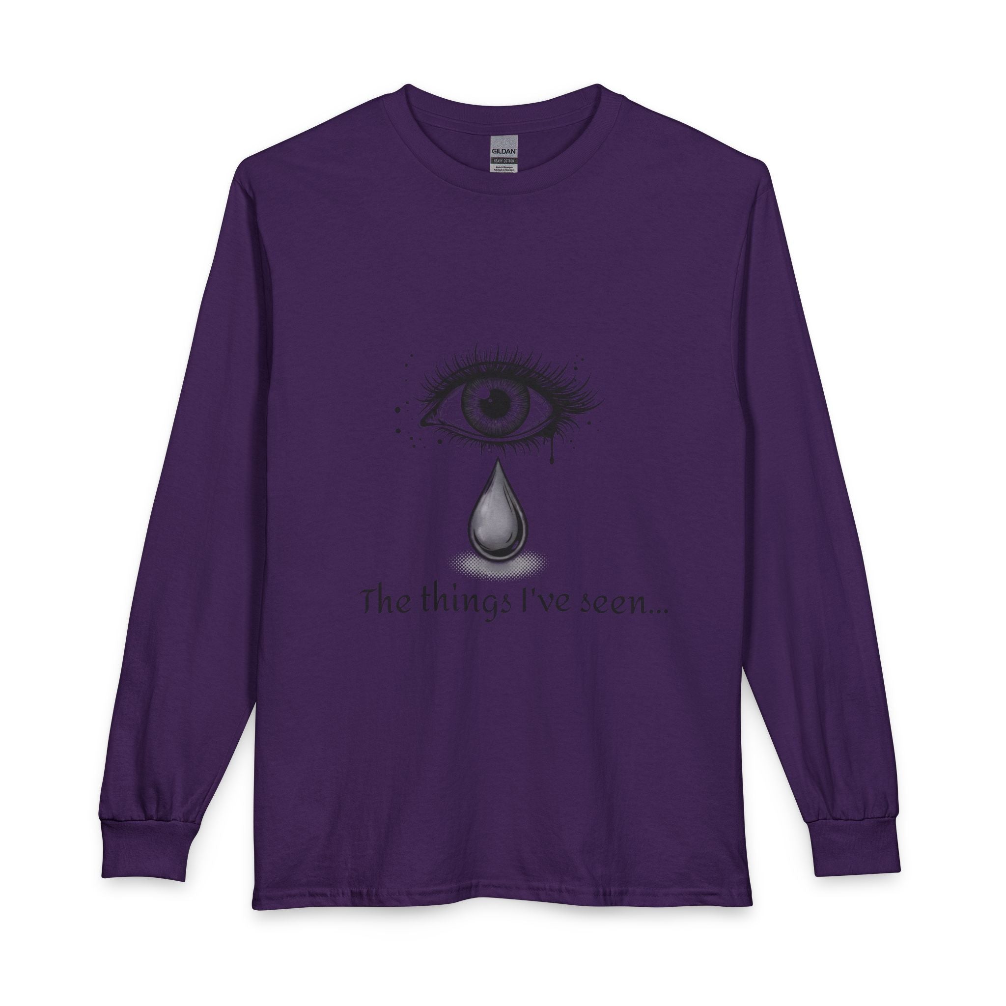 Long Sleeve Eye T-Shirt — Eye Tear Graphic