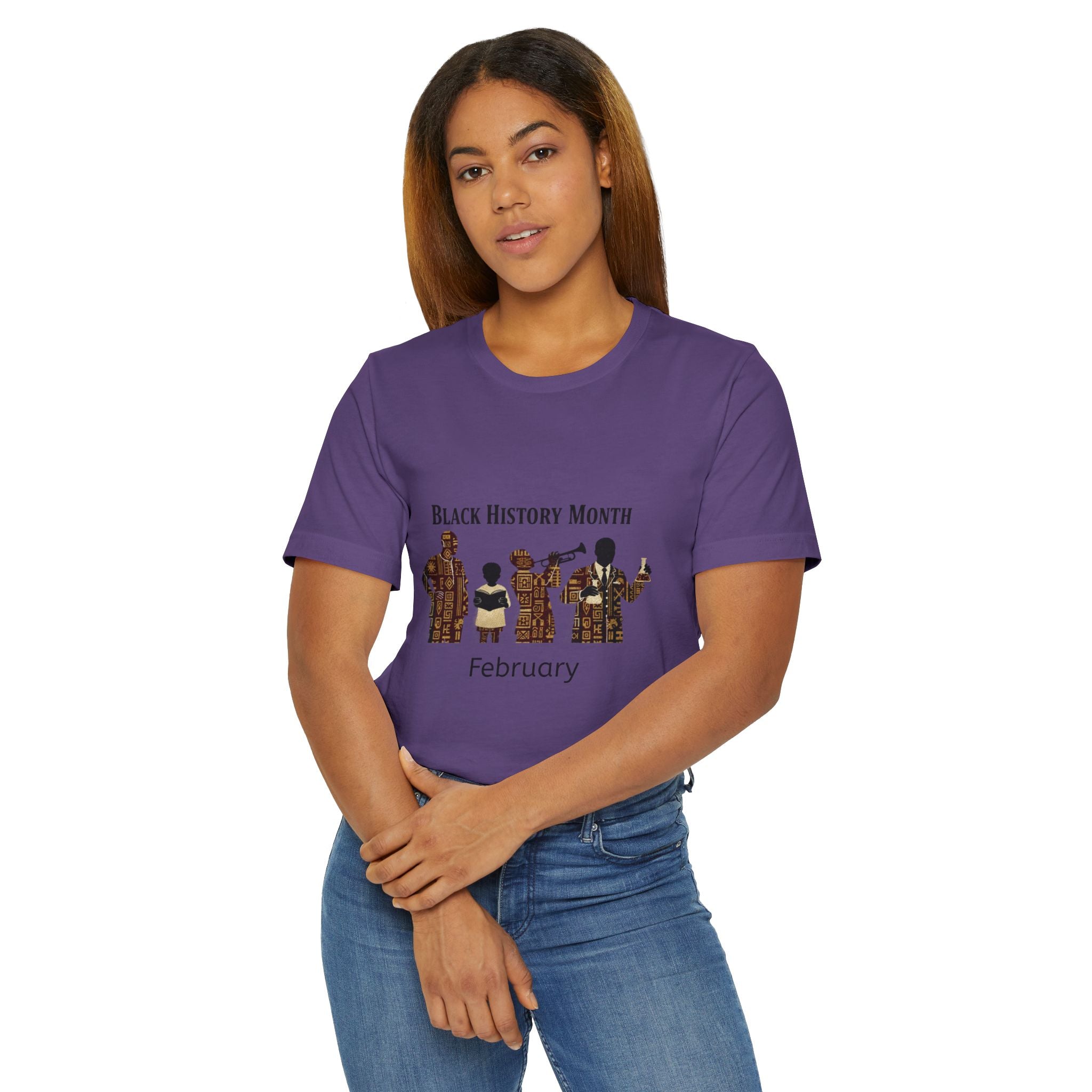 Black History Month February T-Shirt — Celebrating Black Heritage