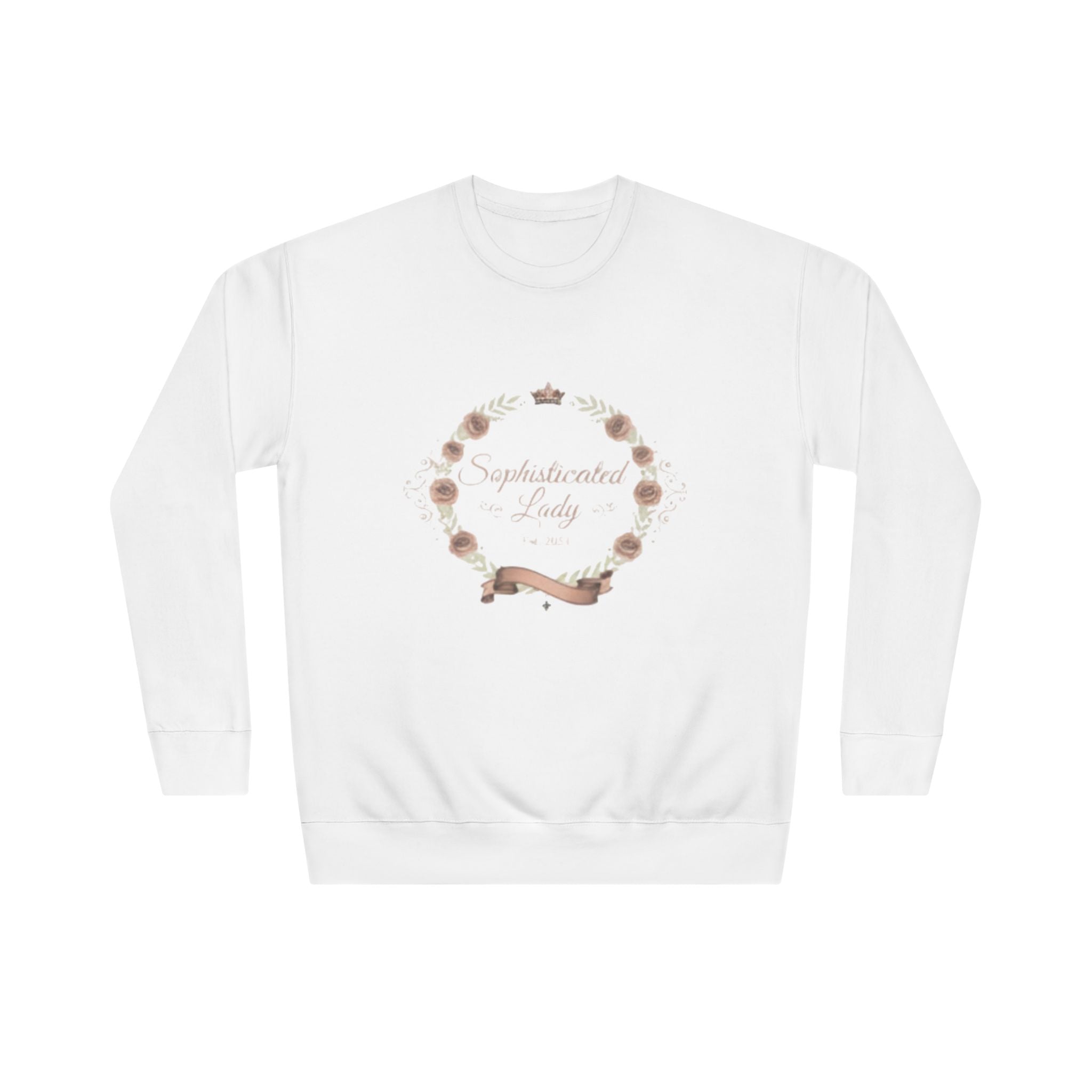 Sophisticated Lady Vintage Floral “Established as a Family 2024” Crewneck Sweatshirt