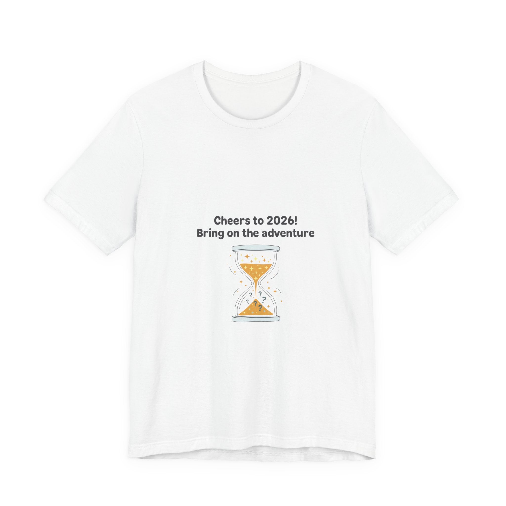 Cheers to 2026 Hourglass Tee | New Year Countdown, 2026 goals
