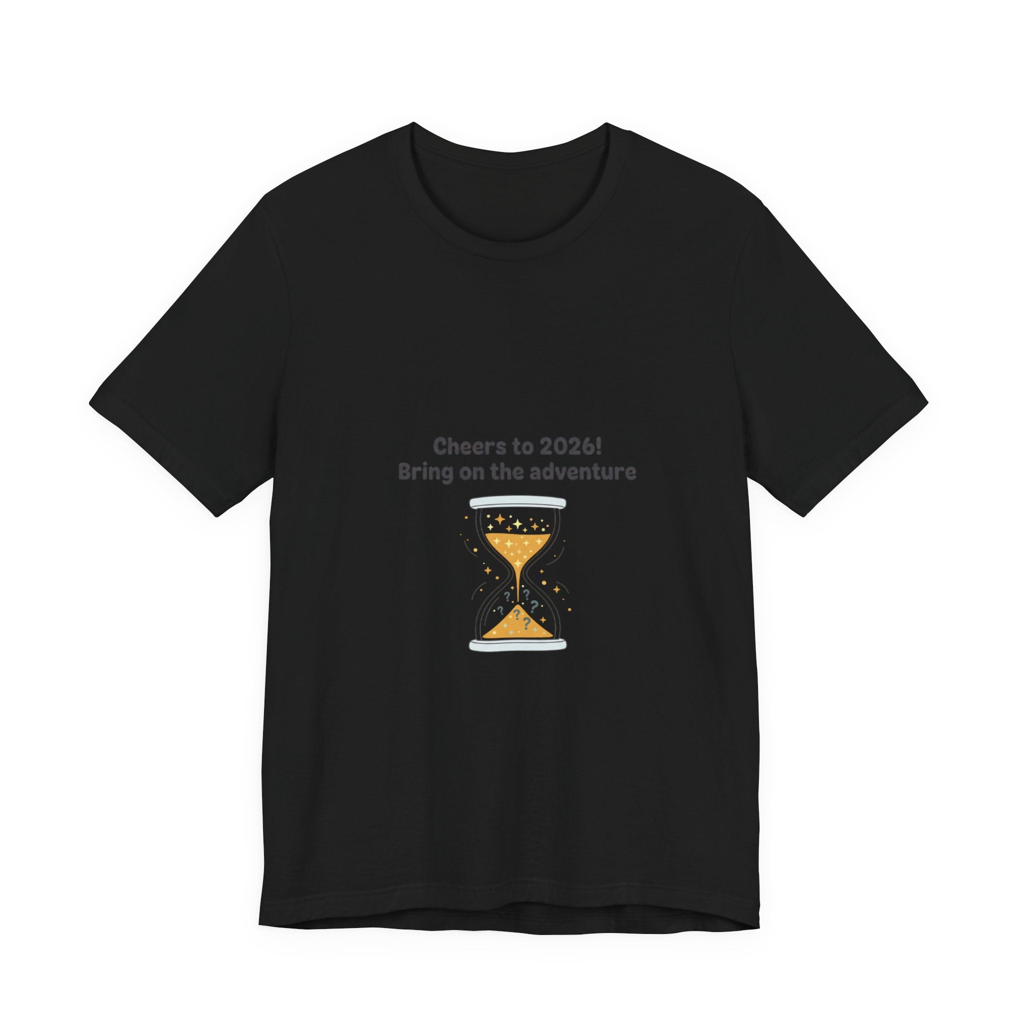 Cheers to 2026 Hourglass Tee | New Year Countdown, 2026 goals