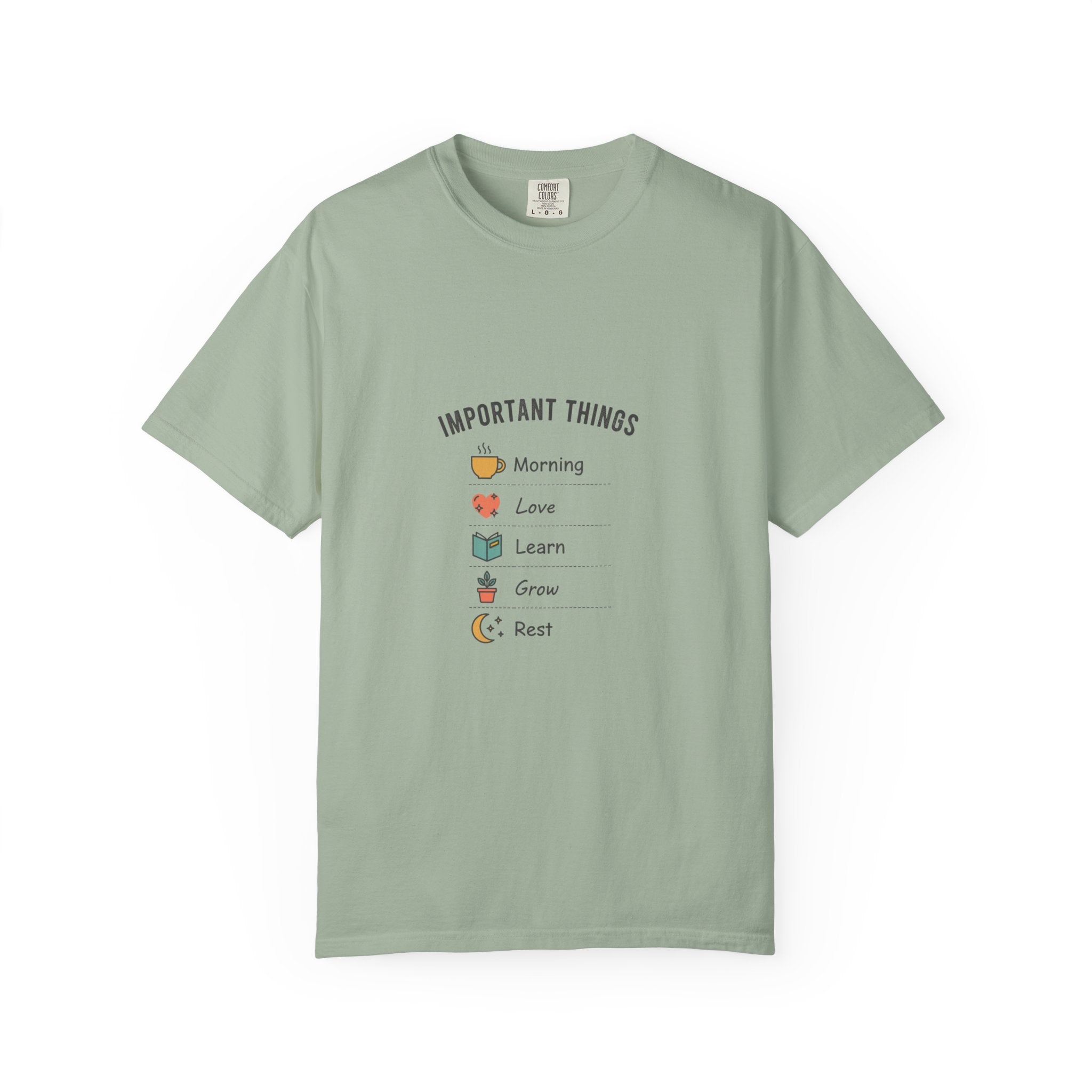 Important Things T‑Shirt — Comfortable Graphic Tee