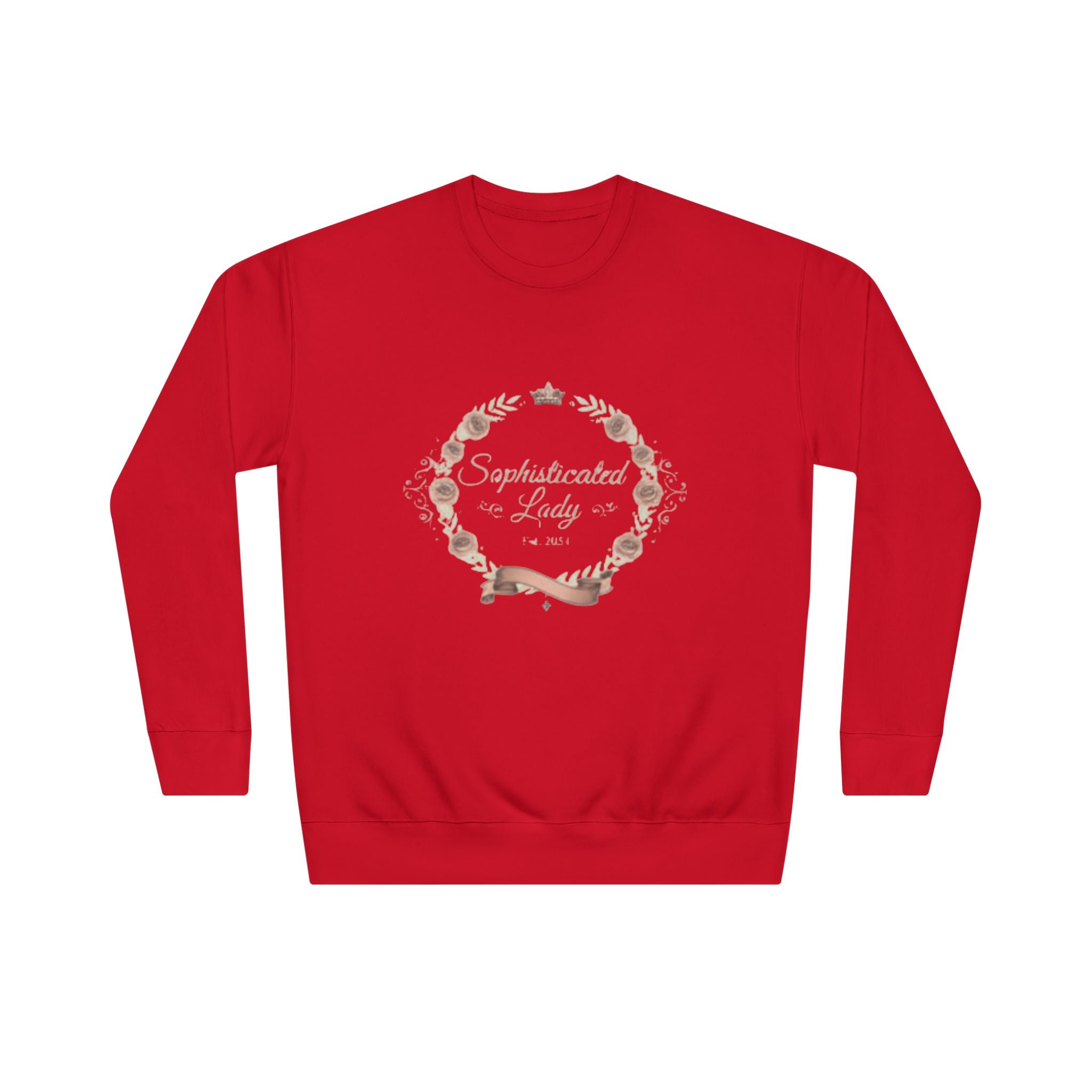 Sophisticated Lady Vintage Floral “Established as a Family 2024” Crewneck Sweatshirt
