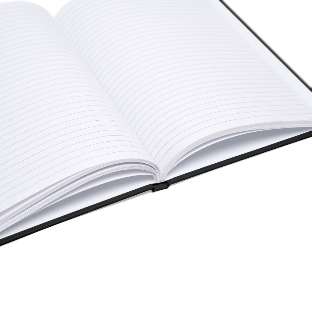 Hardcover Journal — "The Black Book" A5 Black Hardcover Notebook for Notes & Ideas